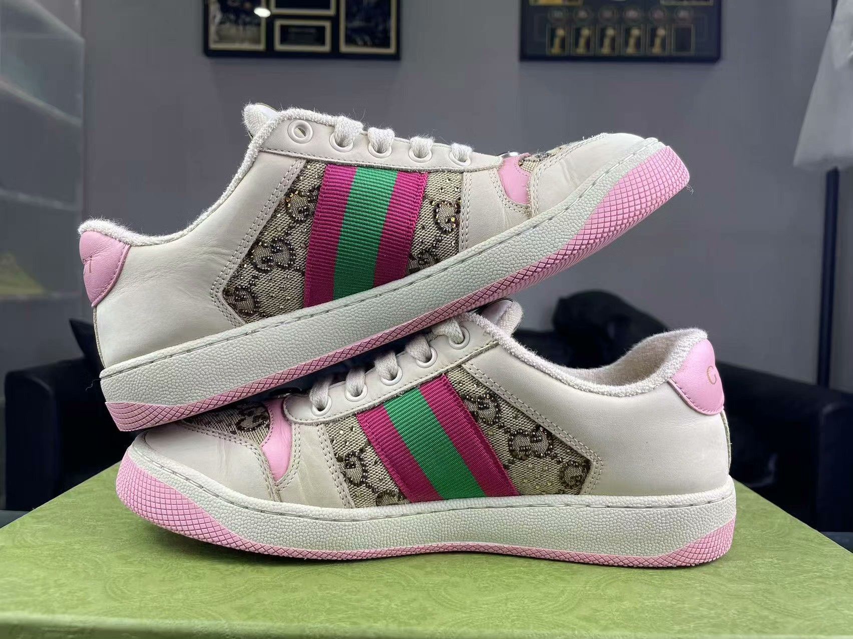 Gucci Gucci Pink Lowtop Sneakers us_6-5 Women Size US 6.5 / IT 36.5 - 5 Thumbnail