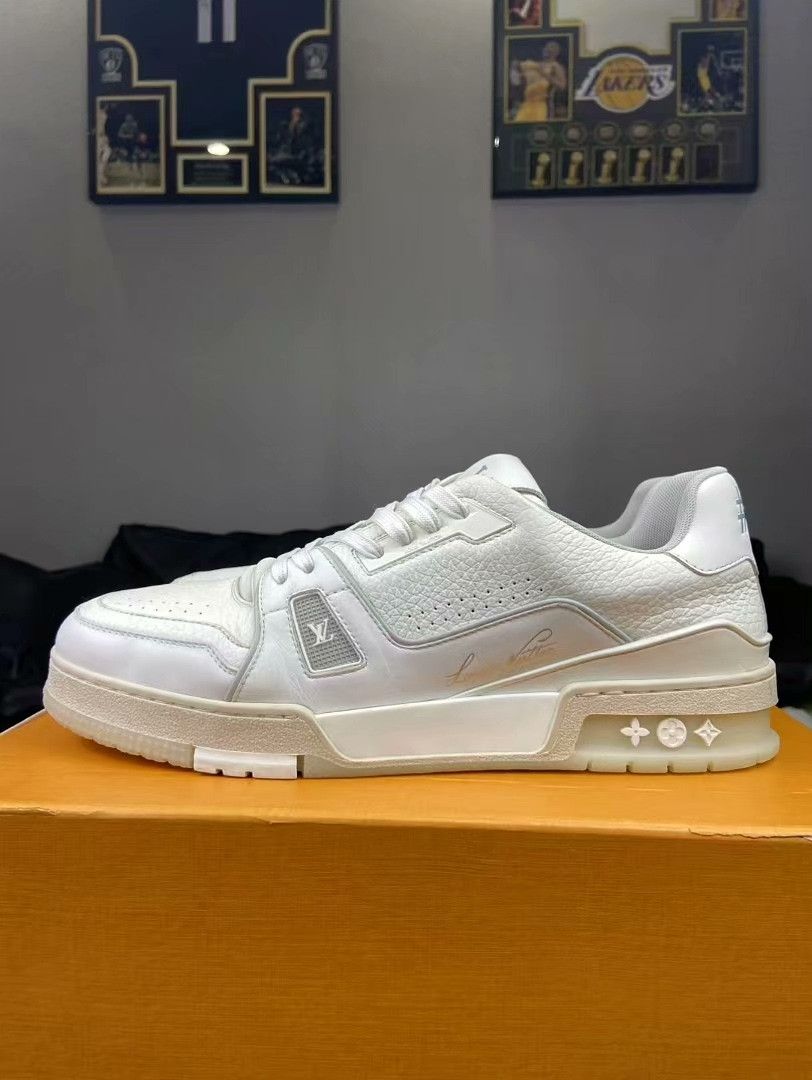 Louis Vuitton Louis Vuitton Training White Lowtop Sneakers 10 Men Size US 10 / EU 43 - 3 Thumbnail
