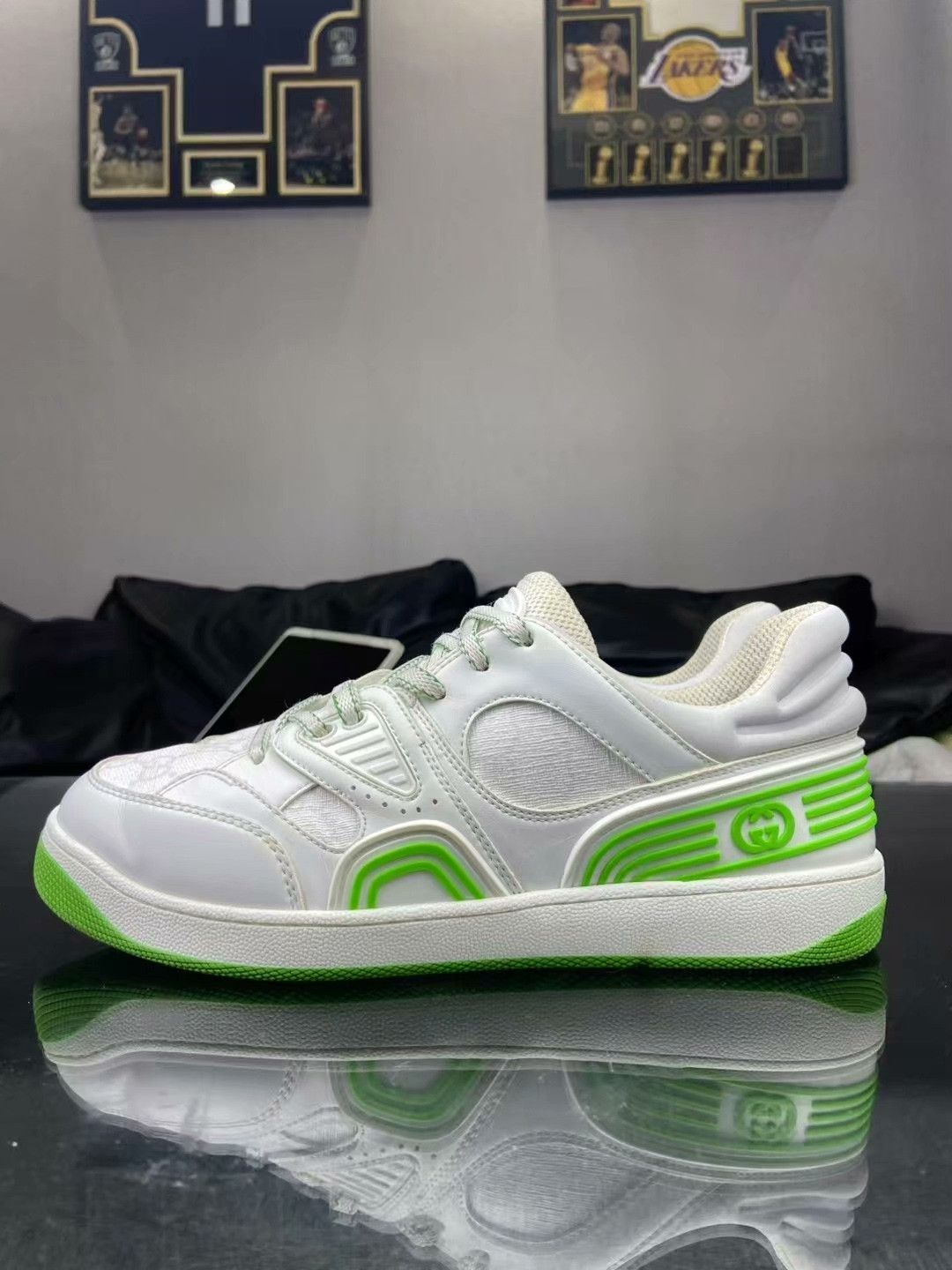 Gucci Gucci Green Lowtop Sneakers 8 Men Size US 8 / EU 41 - 3 Thumbnail