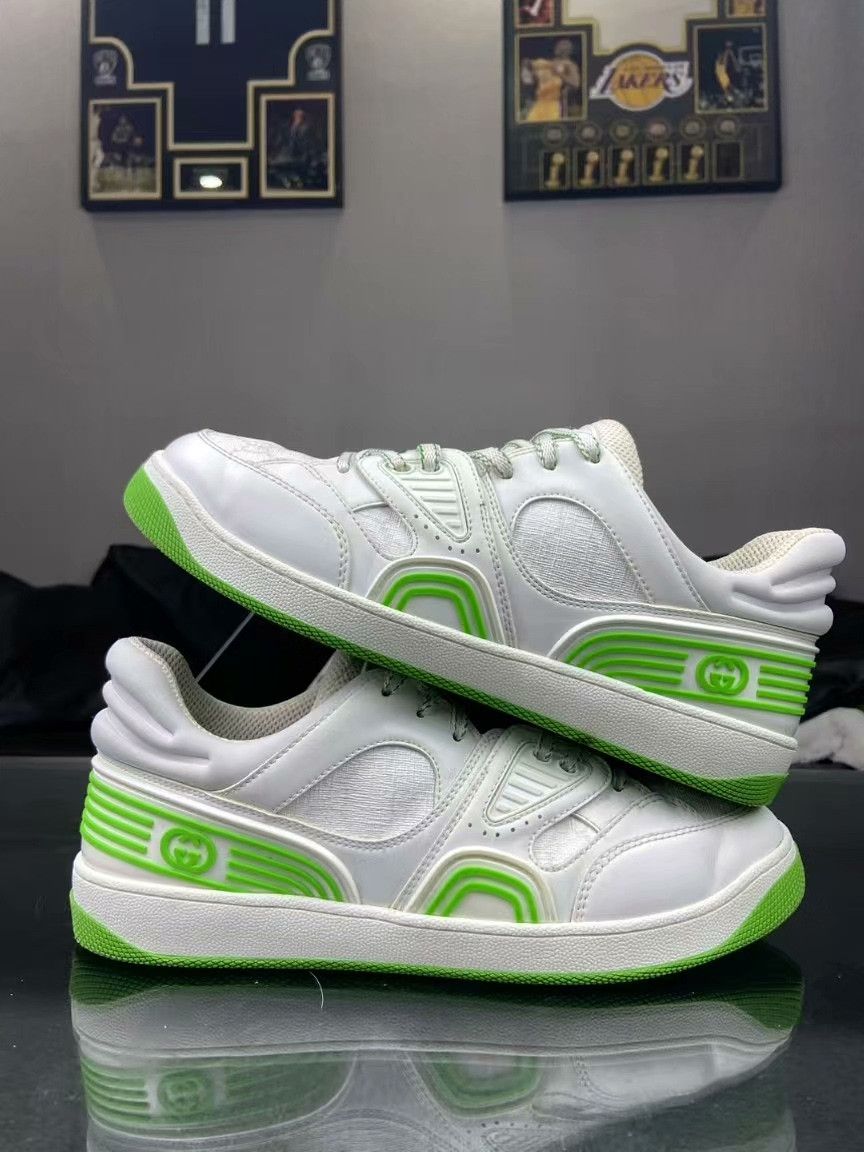 Gucci Gucci Green Lowtop Sneakers 8 Men Size US 8 / EU 41 - 7 Thumbnail