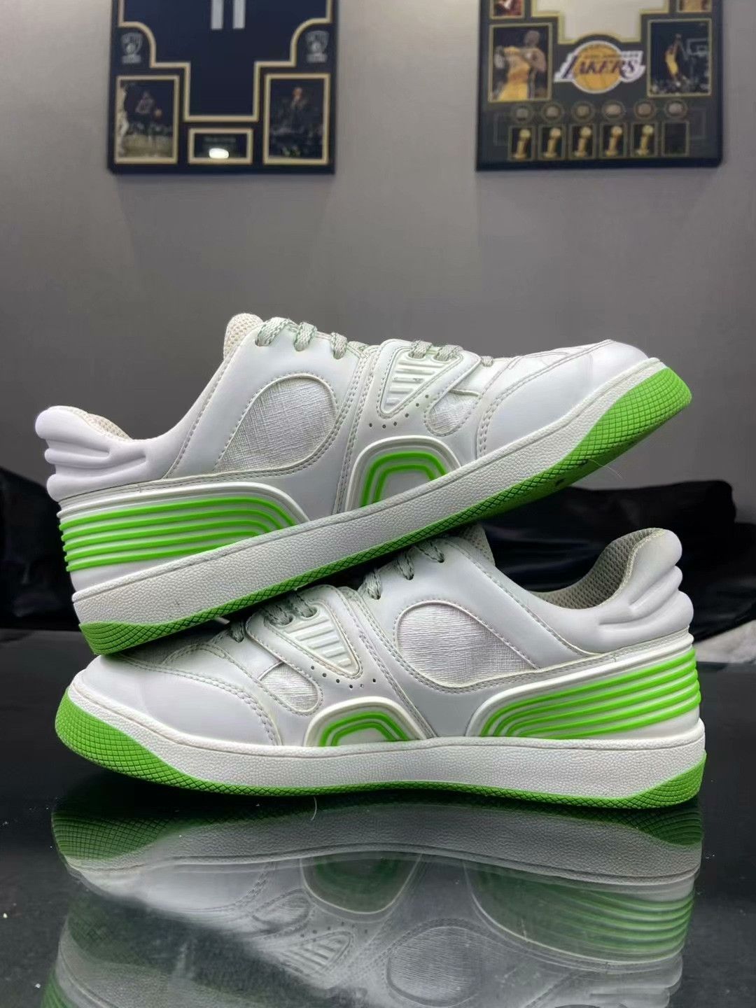 Gucci Gucci Green Lowtop Sneakers 8 Men Size US 8 / EU 41 - 6 Thumbnail