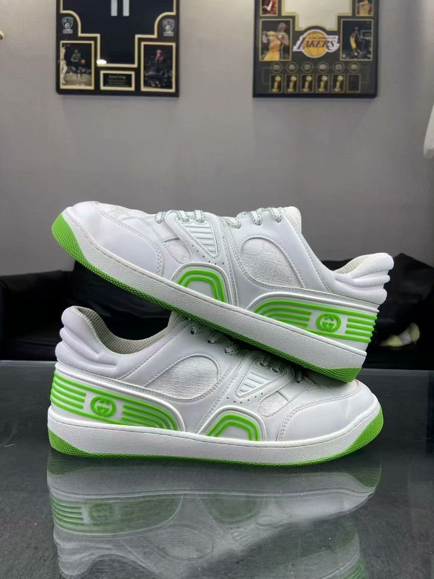 Gucci Gucci Green Lowtop Sneakers 9 Men Size US 9 / EU 42 - 7 Thumbnail