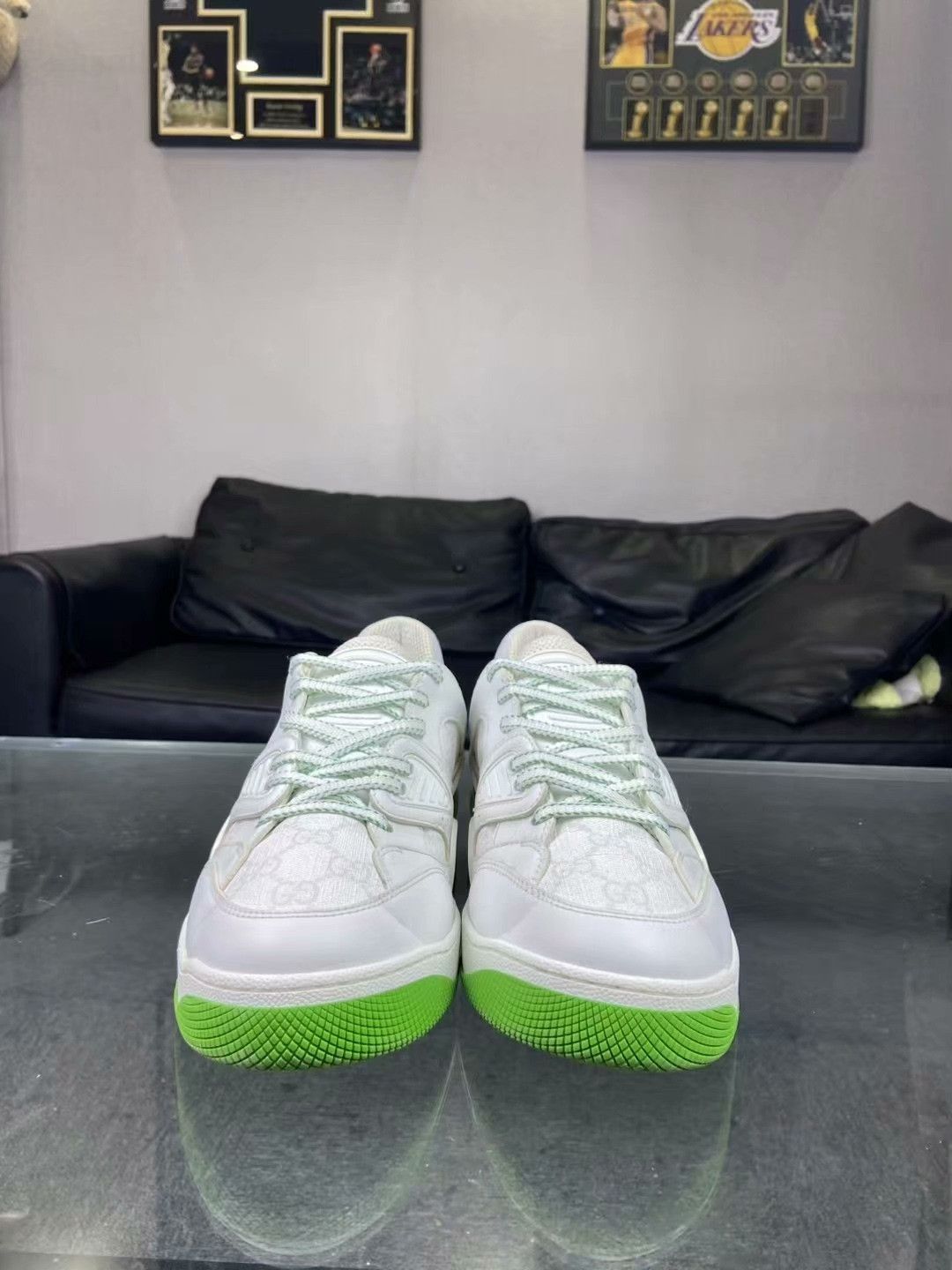 Gucci Gucci Green Lowtop Sneakers 9 Men Size US 9 / EU 42 - 2 Thumbnail