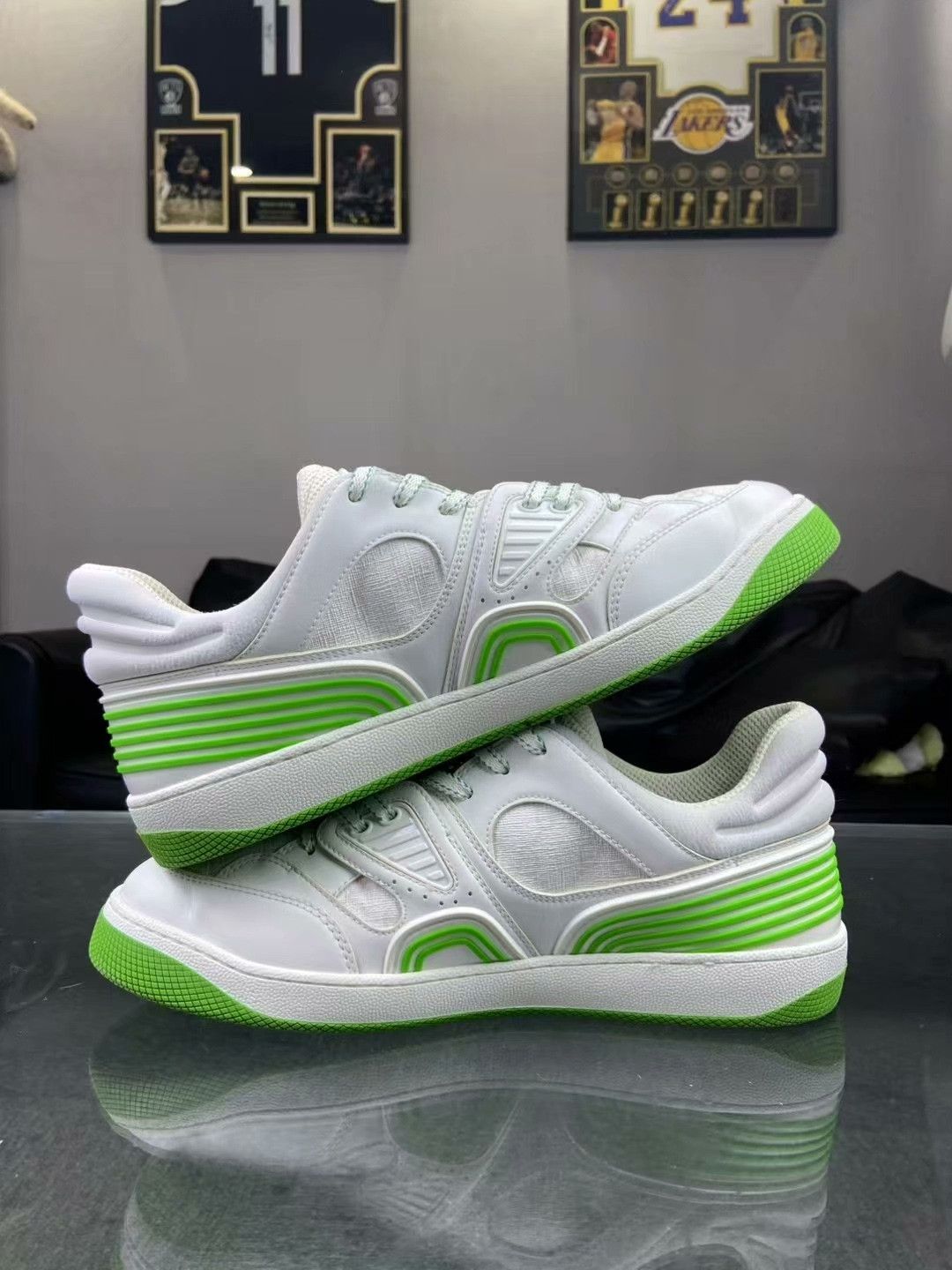 Gucci Gucci Green Lowtop Sneakers 9 Men Size US 9 / EU 42 - 6 Thumbnail