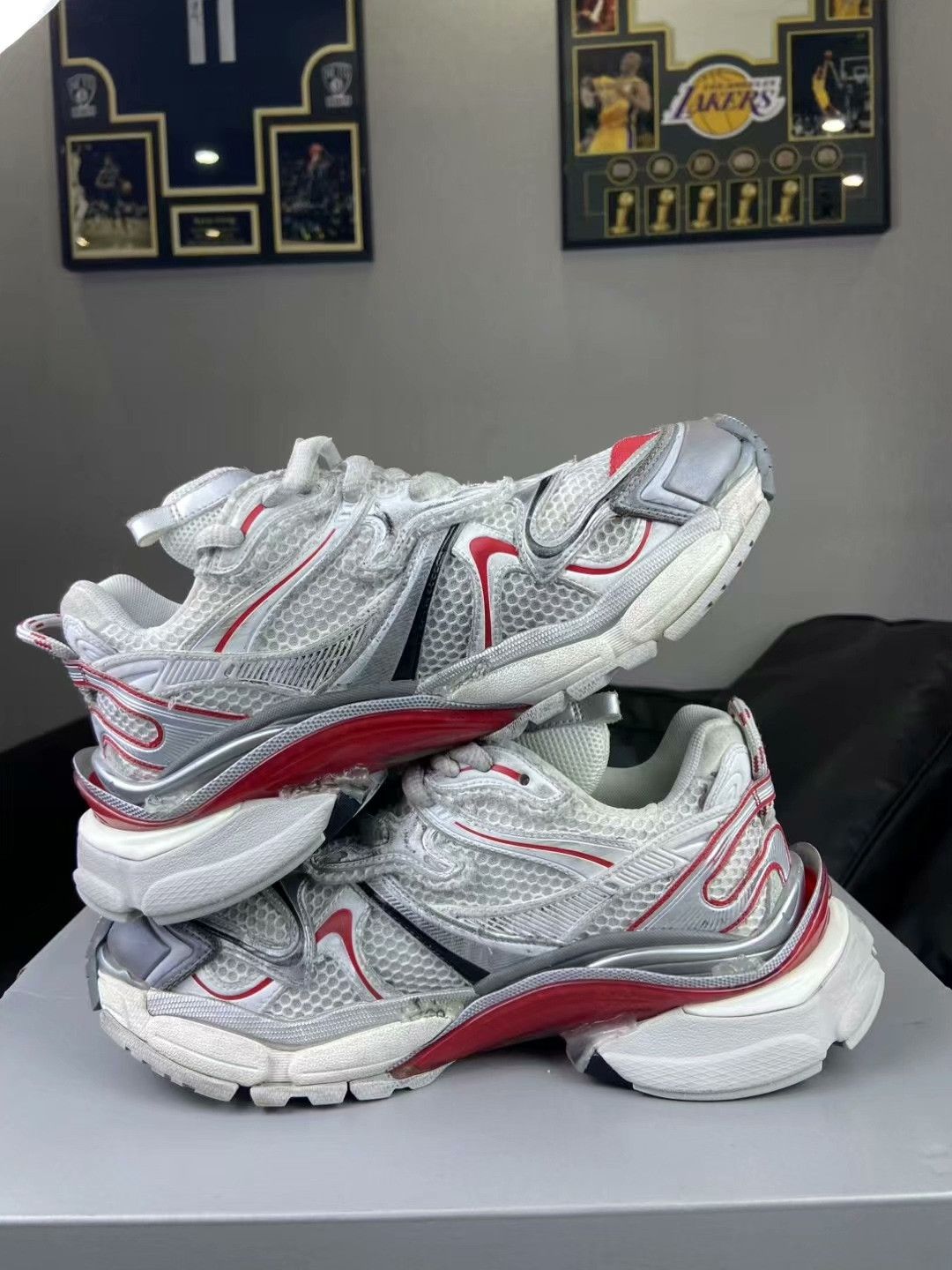 Balenciaga Balenciaga Running Gray Lowtop Sneakers 7.5 Men Size US 7.5 / EU 40-41 - 6 Thumbnail