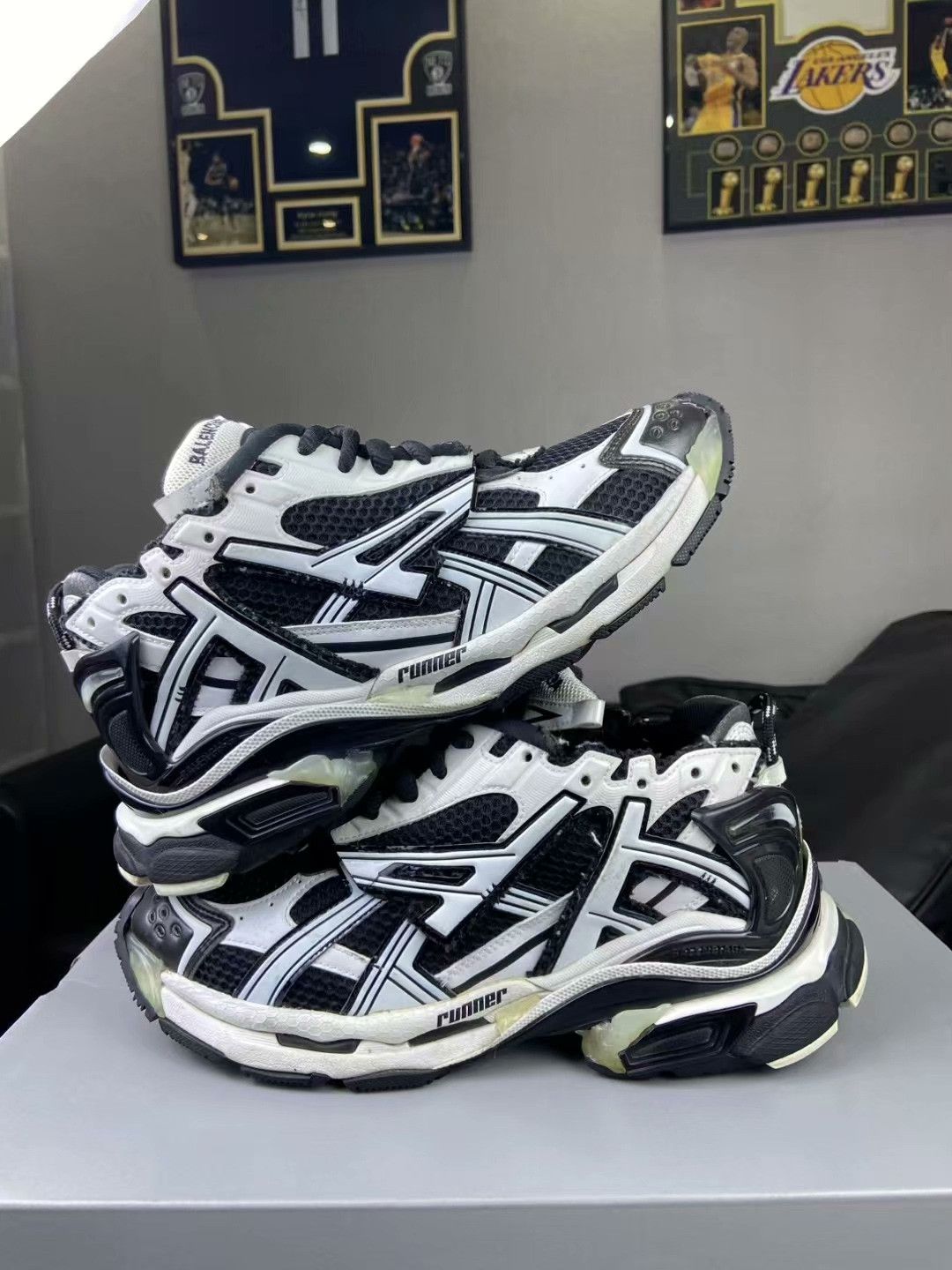 Balenciaga Balenciaga Running Black Lowtop Sneakers 7.5 Men Size US 7.5 / EU 40-41 - 7 Thumbnail