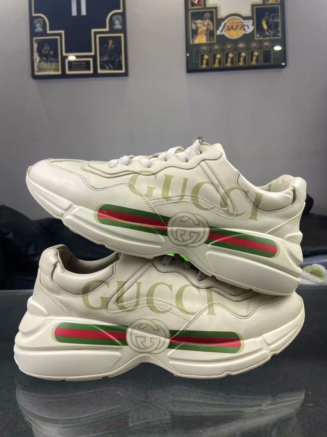 Gucci Gucci Printed Lowtop Sneakers 10 Men Size US 10 / EU 43 - 7 Thumbnail