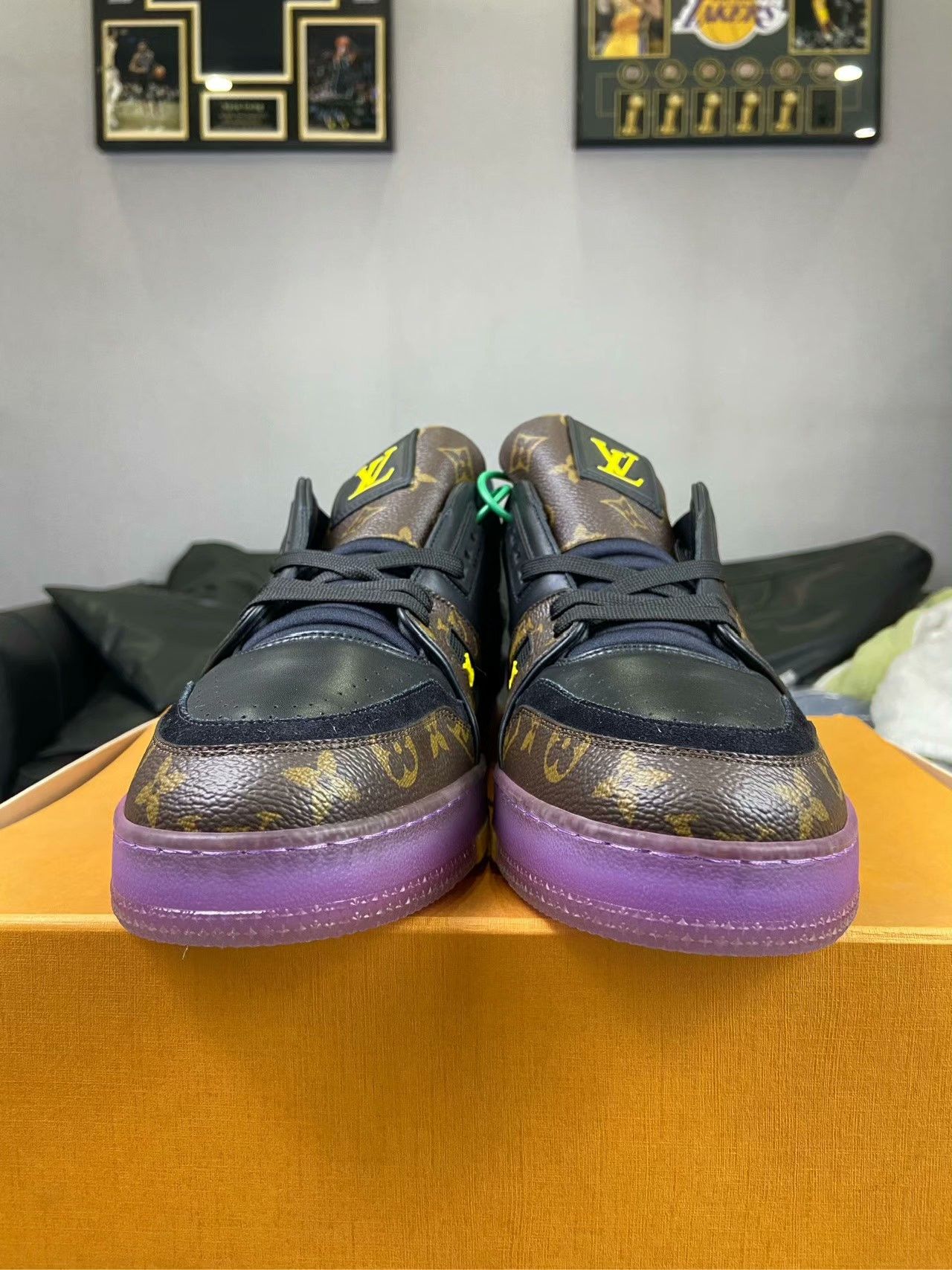 Louis Vuitton Louis Vuitton Training Purple Lowtop Sneakers 10 Men Size US 10 / EU 43 - 6 Thumbnail