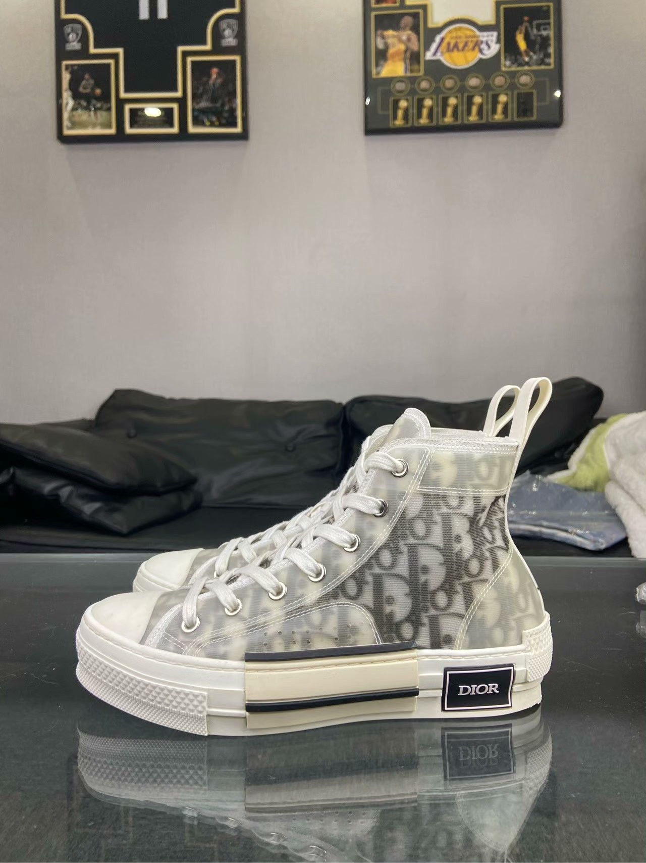 Dior Dior Hitop Sneakers us_6 Women Size US 6 / IT 36 - 3 Thumbnail