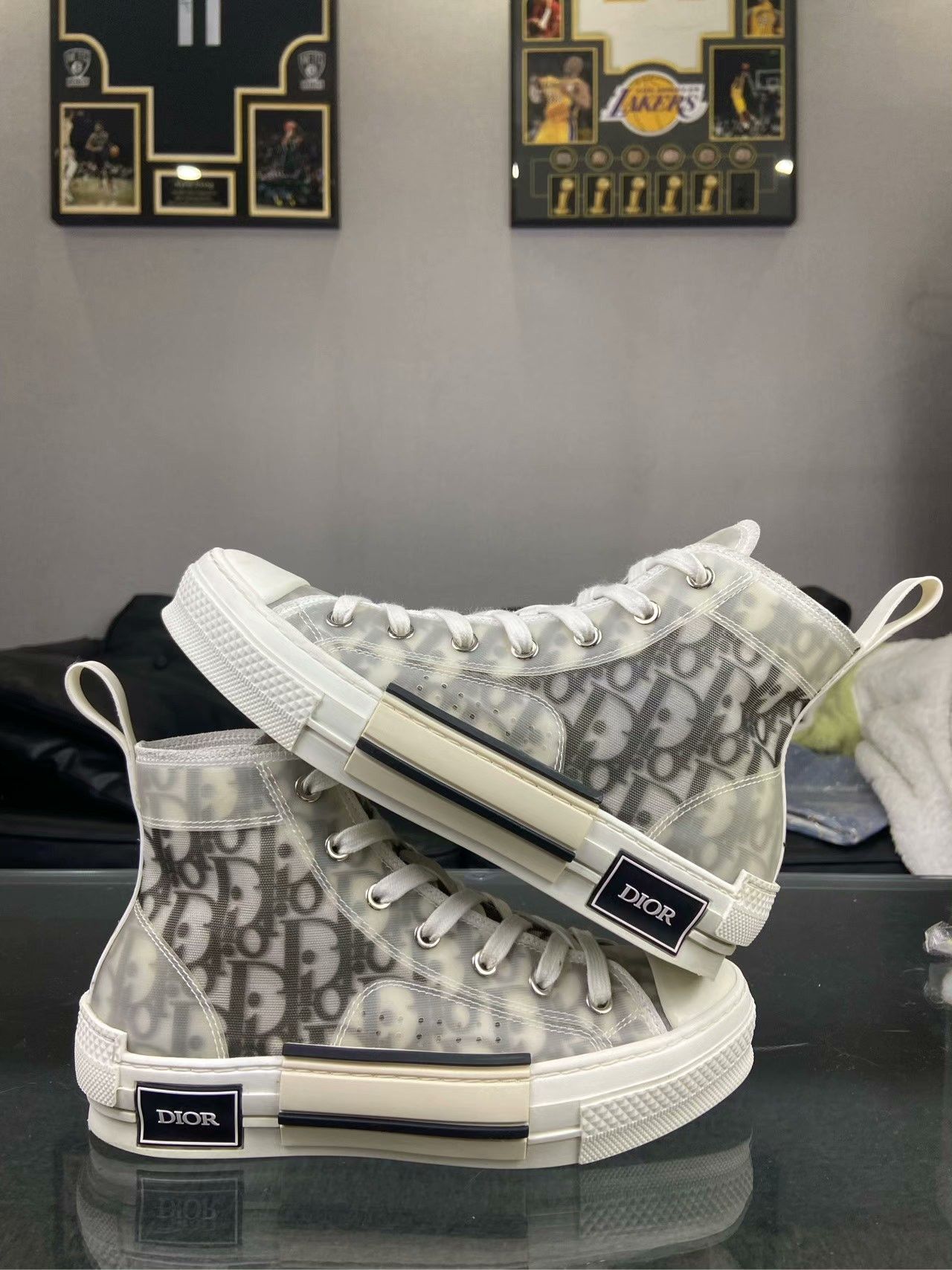 Dior Dior Hitop Sneakers us_6 Women Size US 6 / IT 36 - 6 Thumbnail