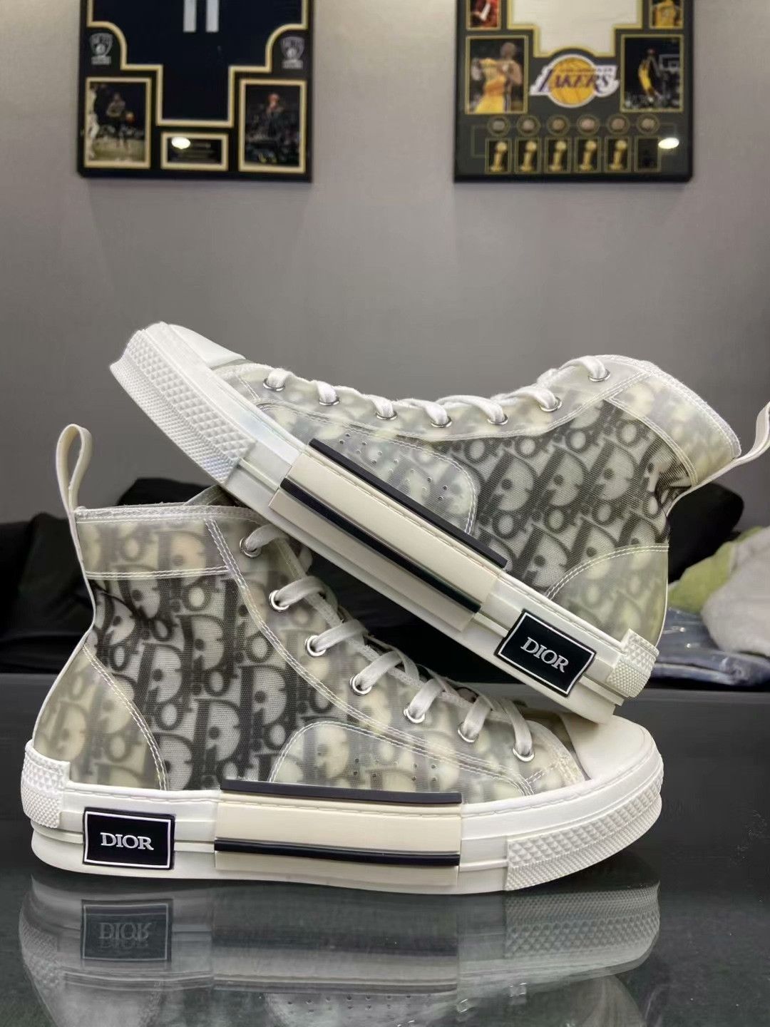 Dior Dior Hitop Sneakers 8.5 Men Size US 8.5 / EU 41-42 - 6 Thumbnail