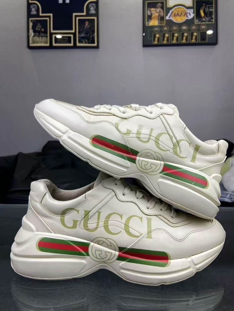 Gucci Gucci Printed Lowtop Sneakers 9 Men Size US 9 / EU 42 - 7 Thumbnail
