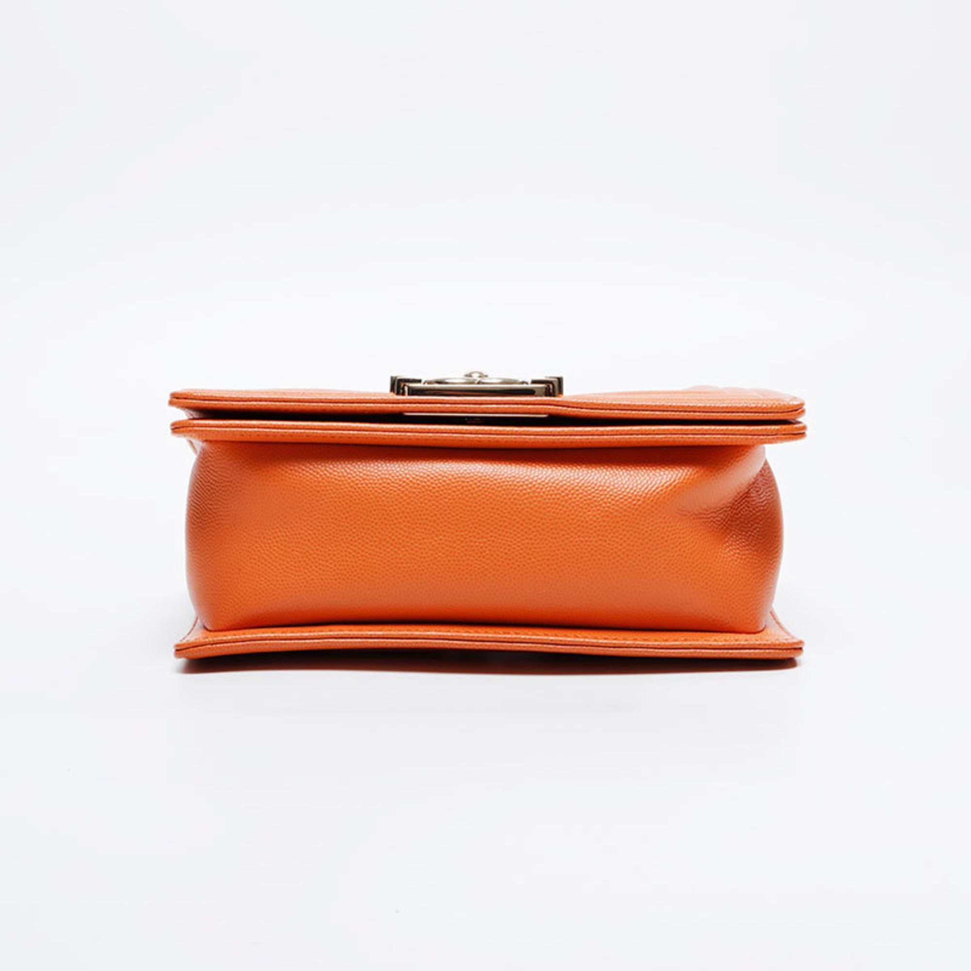 Chanel CHANEL Mini Caviar Boy Shoulder Bag, Orange, WS20913 Size ONE SIZE - 7 Thumbnail
