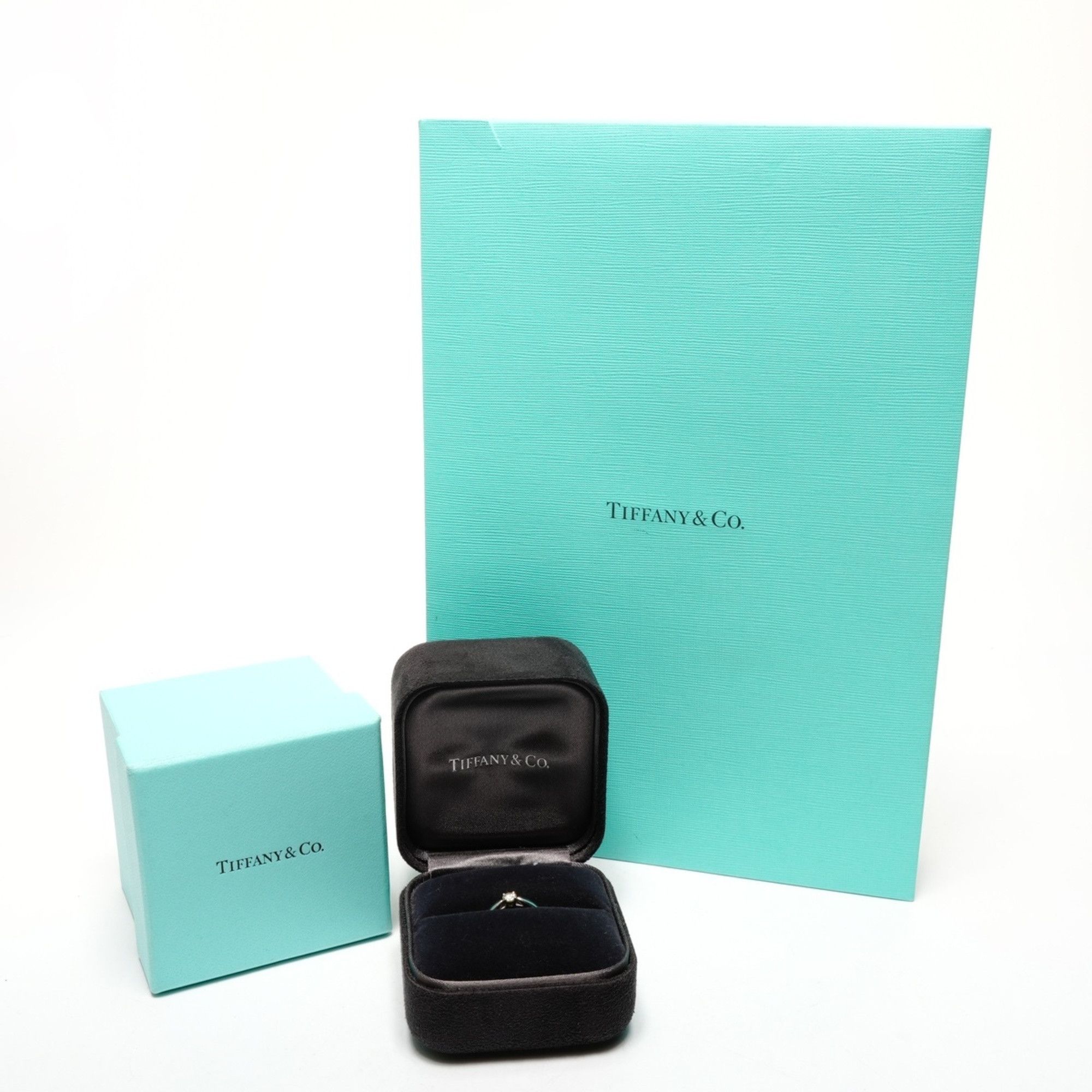 Tiffany & Co. Tiffany & Co. Lucida Diamond 0.21 Carat Platinum Pt950 JP#10 Ring, Silver, WS26194 Size ONE SIZE - 7 Thumbnail