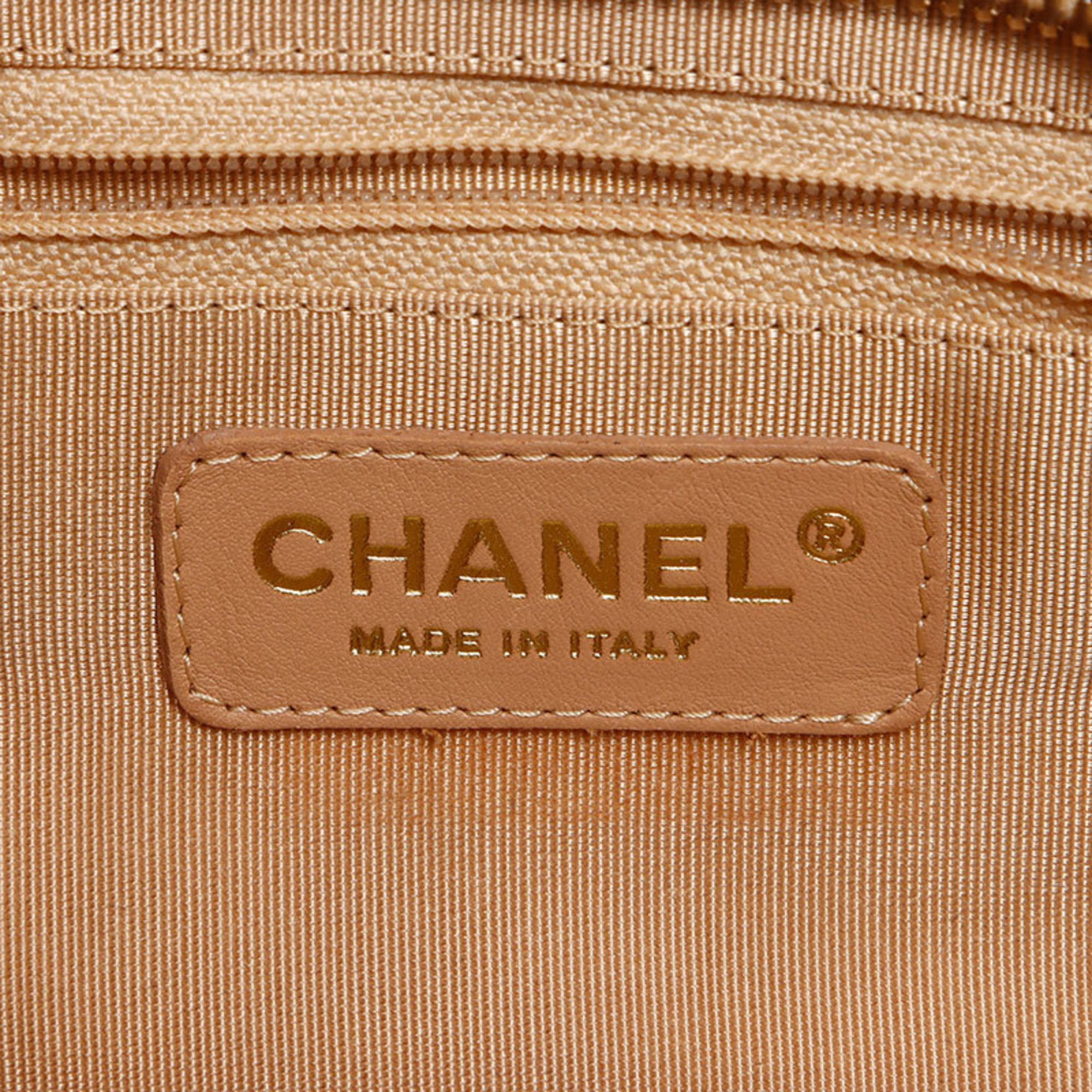 Chanel CHANEL Caviar Skin Coco Mark Mini Boston Bag, Brown, WS13438 Size ONE SIZE - 11 Thumbnail