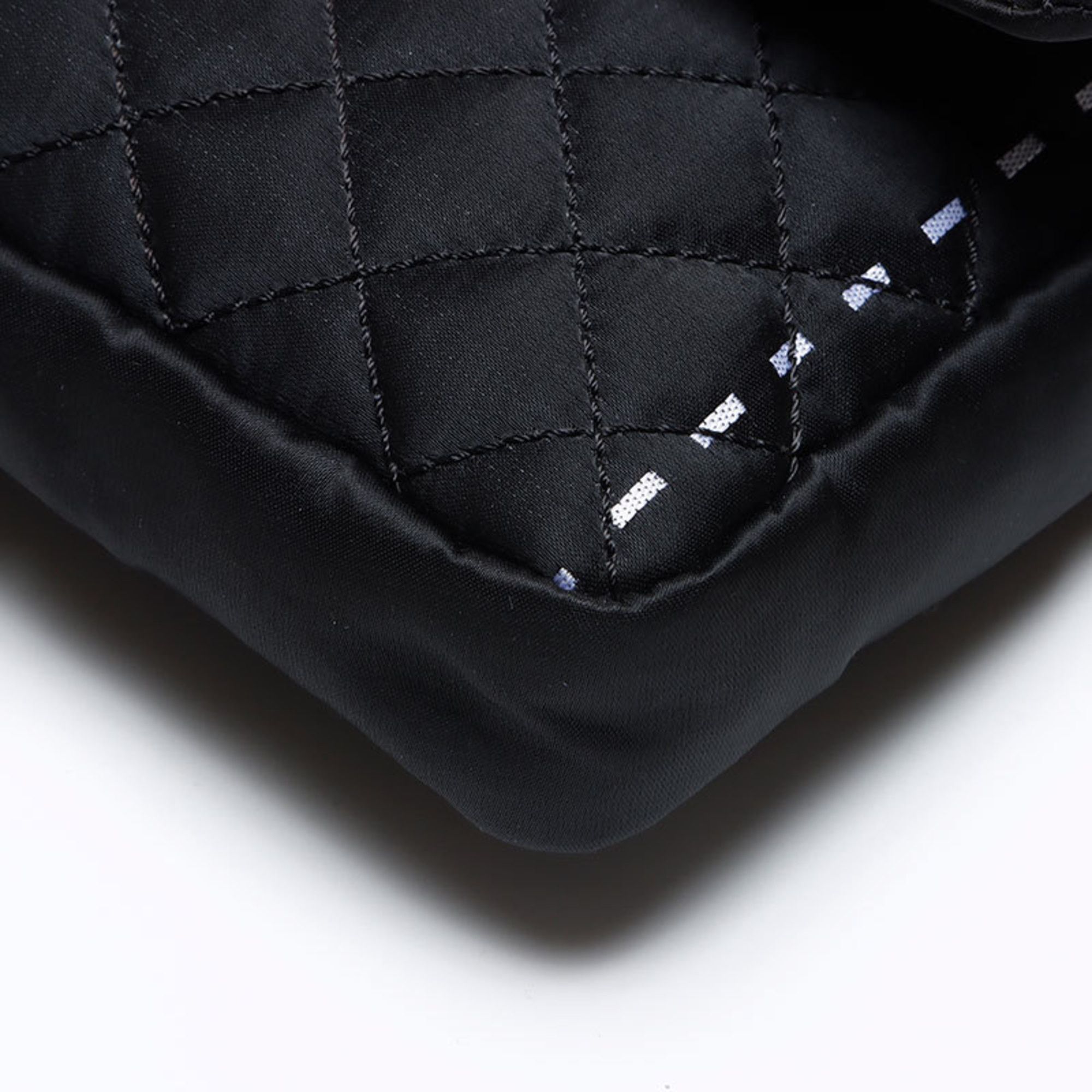 Chanel CHANEL Coco Mark Matelasse 2008 Nylon Handbag Black WS12244 Size ONE SIZE - 6 Thumbnail