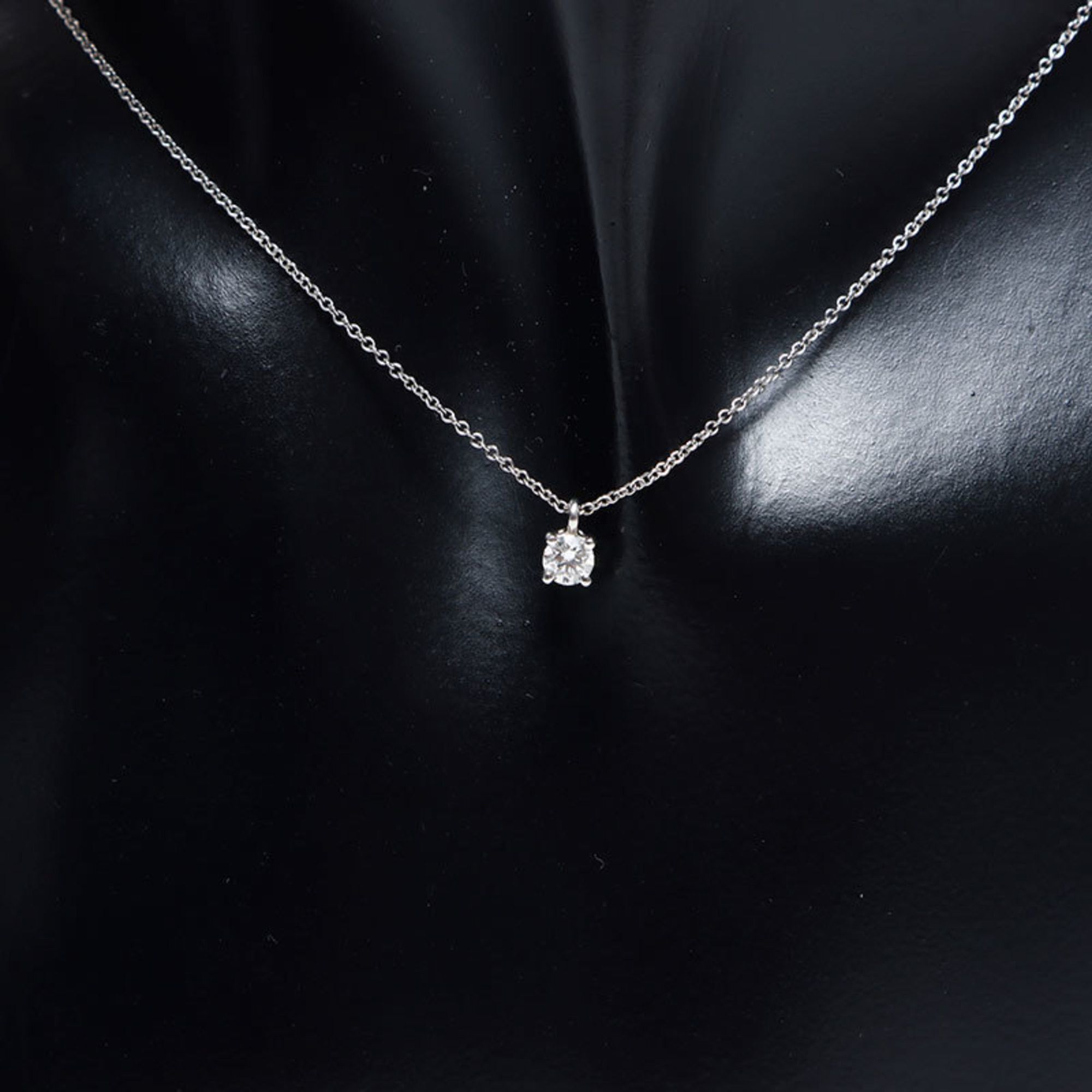 Tiffany & Co. Tiffany & Co. Pt950 and Diamond Necklace in Silver, WS10619 Size ONE SIZE - 9 Thumbnail