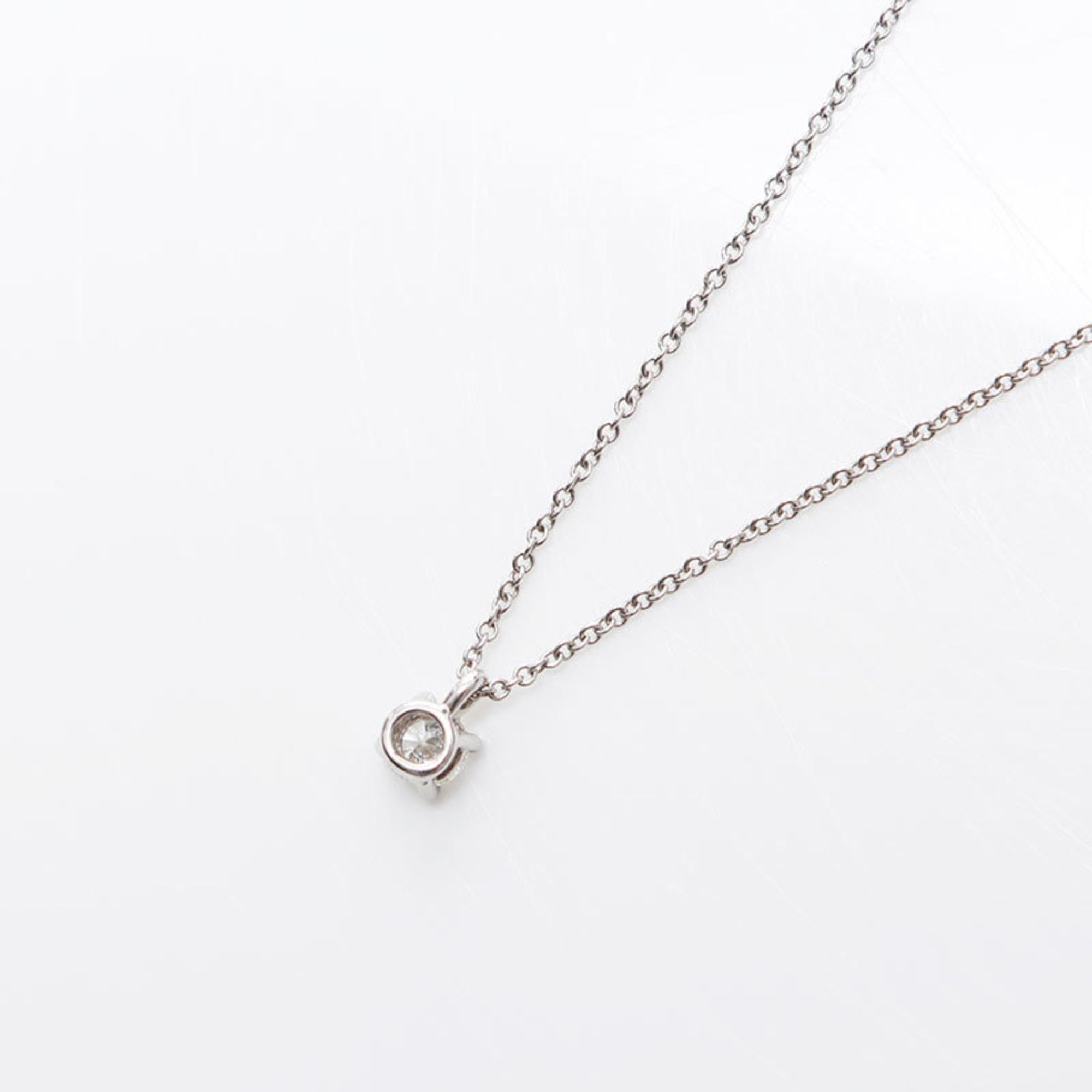 Tiffany & Co. Tiffany & Co. Pt950 and Diamond Necklace in Silver, WS10619 Size ONE SIZE - 7 Thumbnail