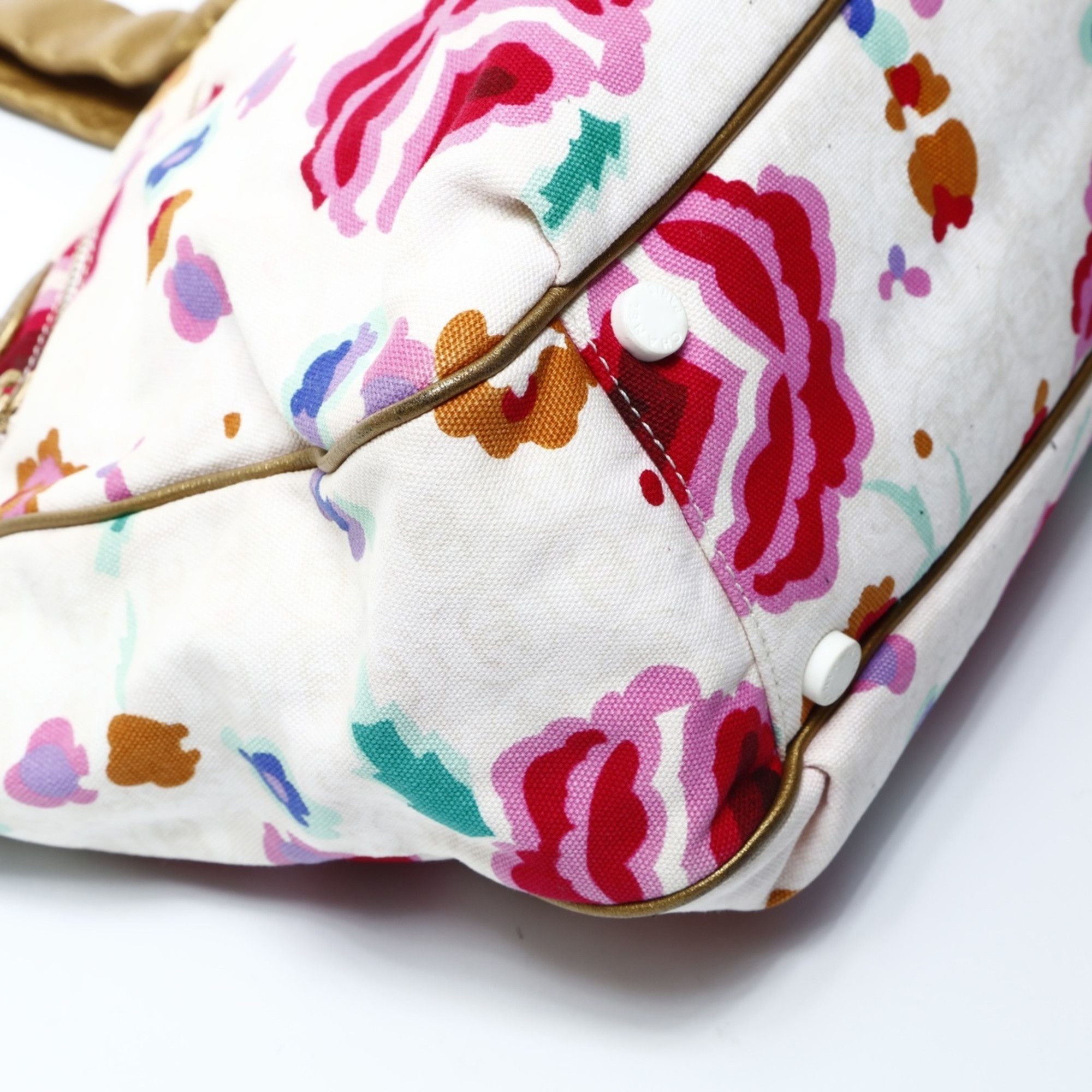 Chanel CHANEL Canvas Floral Tote Bag, Multicolor, WS24793 Size ONE SIZE - 6 Thumbnail