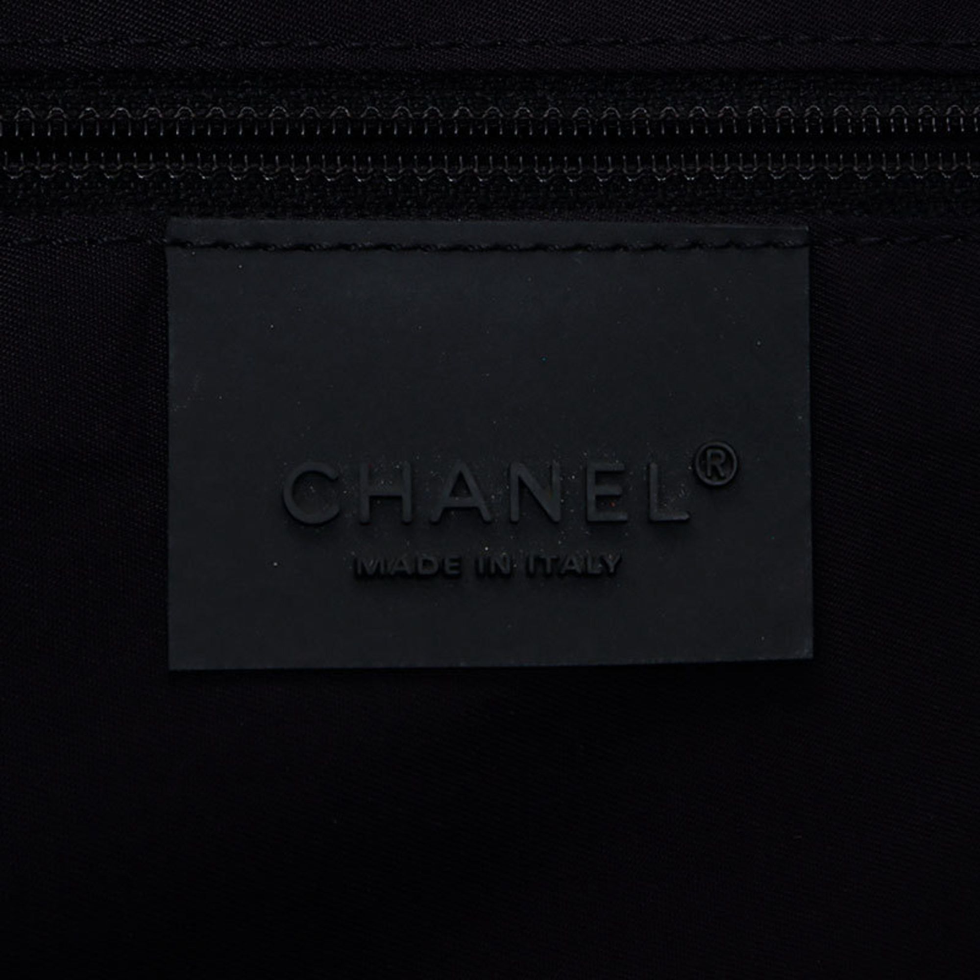 Chanel CHANEL Sport Line Shoulder Bag with Silver Hardware, Navy Blue, WS11684 Size ONE SIZE - 11 Thumbnail