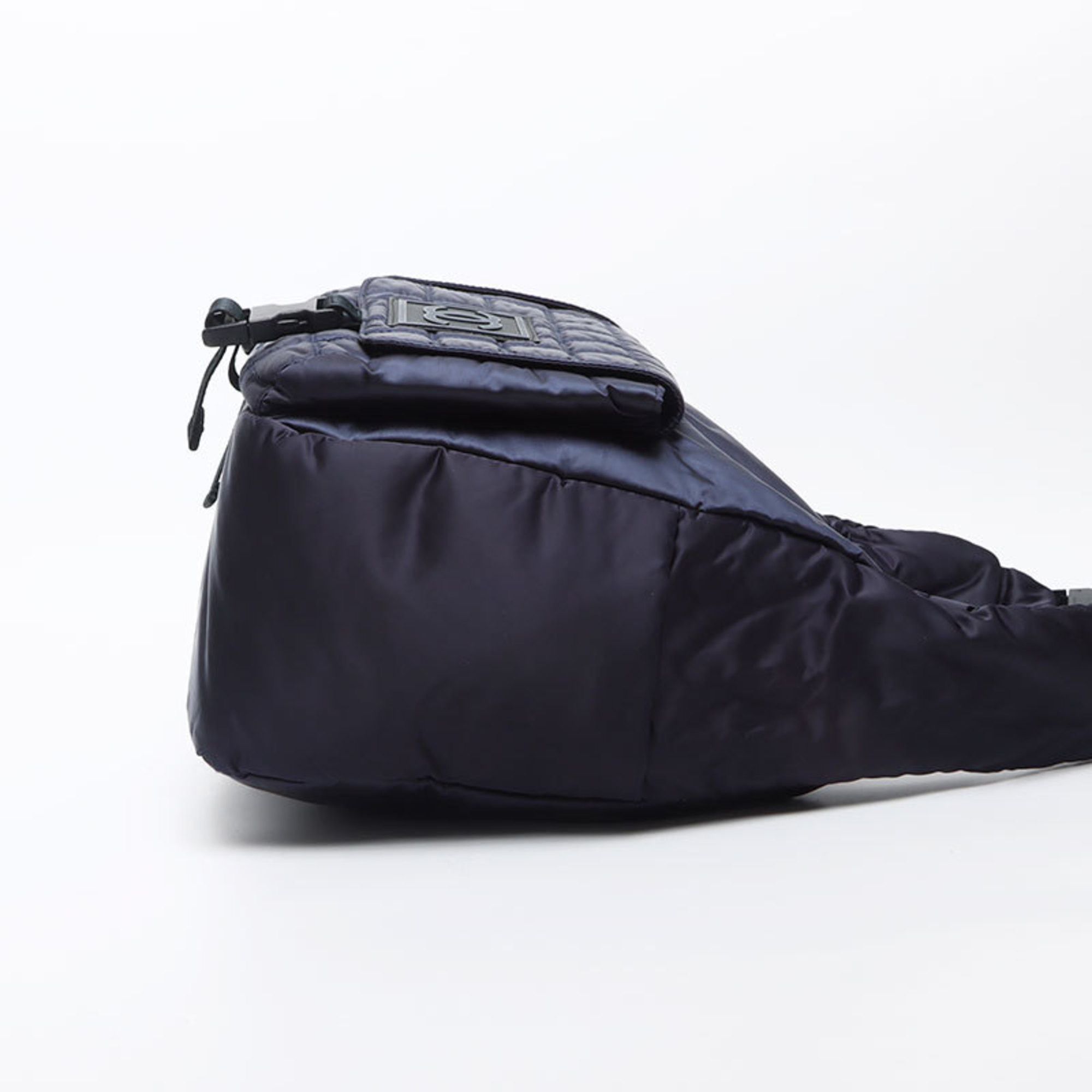 Chanel CHANEL Sport Line Shoulder Bag with Silver Hardware, Navy Blue, WS11684 Size ONE SIZE - 4 Thumbnail