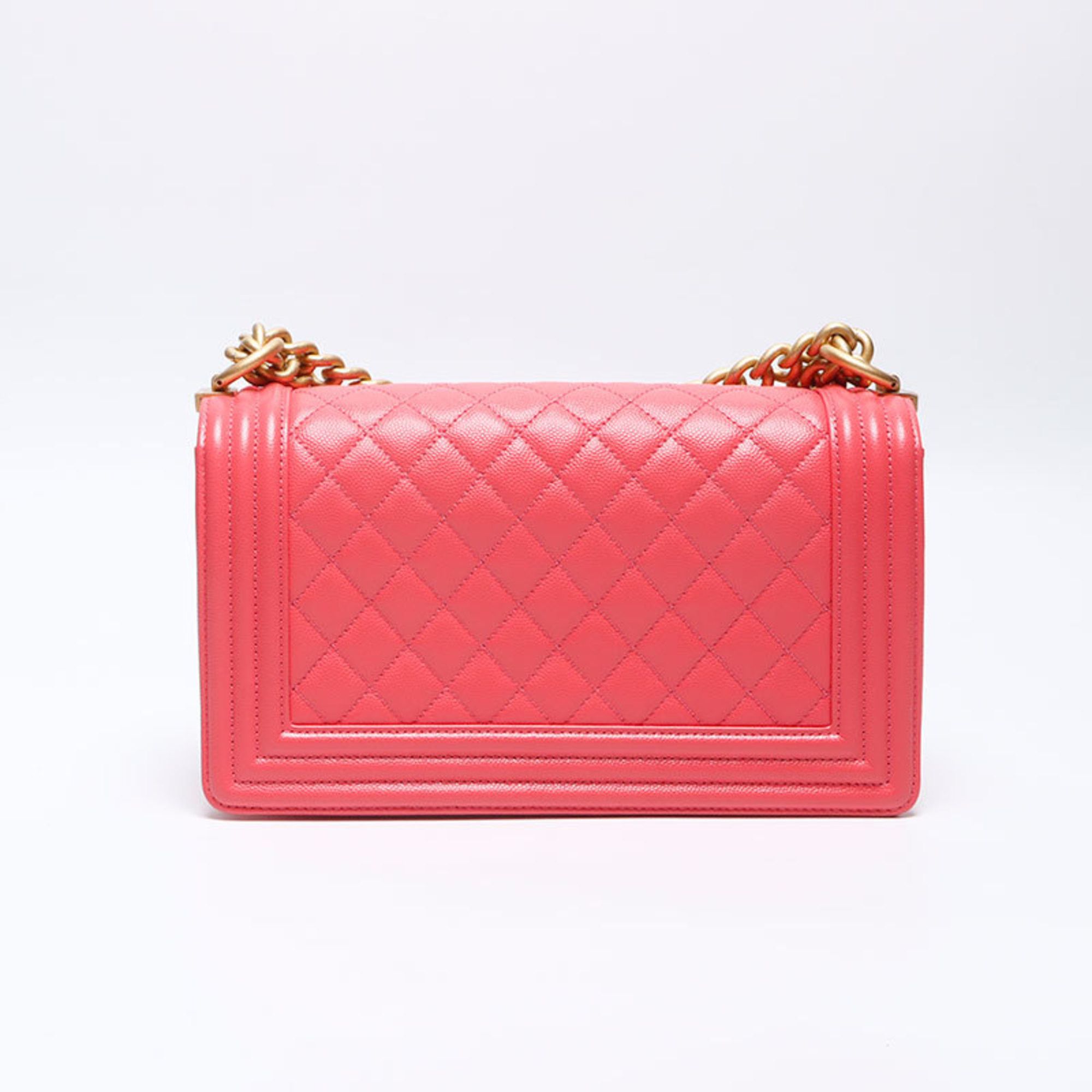 Chanel CHANEL Boy Chanel Caviar Shoulder Bag, Pink, WS14076 Size ONE SIZE - 2 Thumbnail