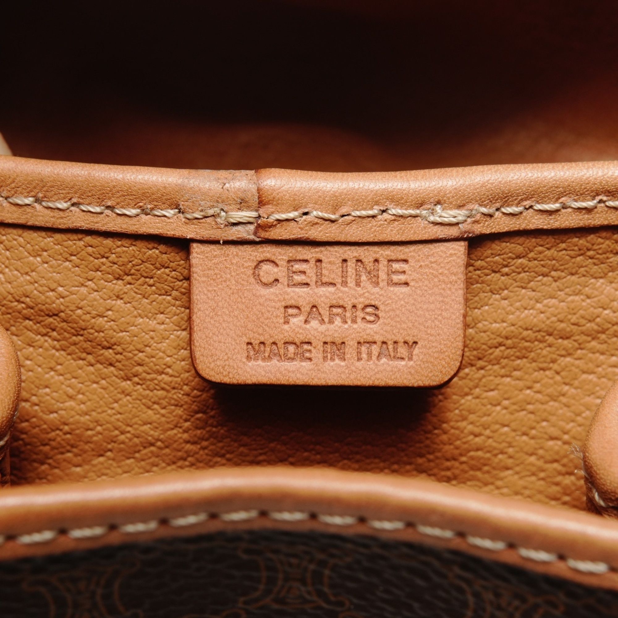 Celine Celine Macadam Twin Backpack/Daypack, Brown, WS25608 Size ONE SIZE - 9 Thumbnail