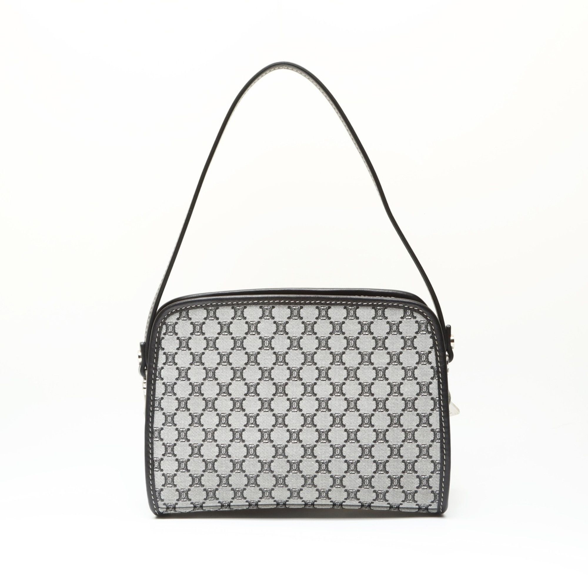 Celine Celine Macadam Canvas Handbag, Grey, WS23855 Size ONE SIZE - 3 Thumbnail