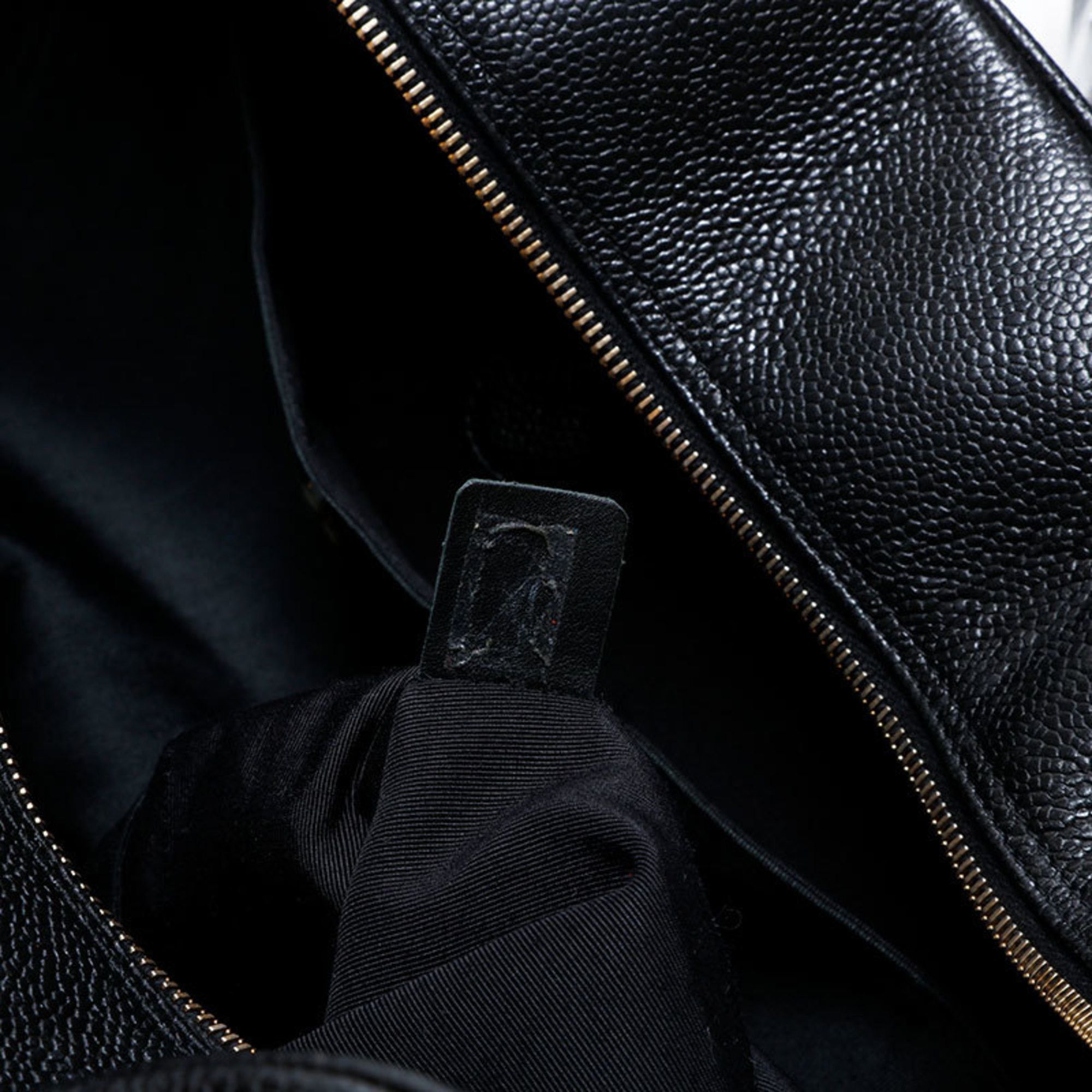 Chanel CHANEL Caviar Leather Matelasse Boston Bag, Black, WS22854 Size ONE SIZE - 10 Thumbnail
