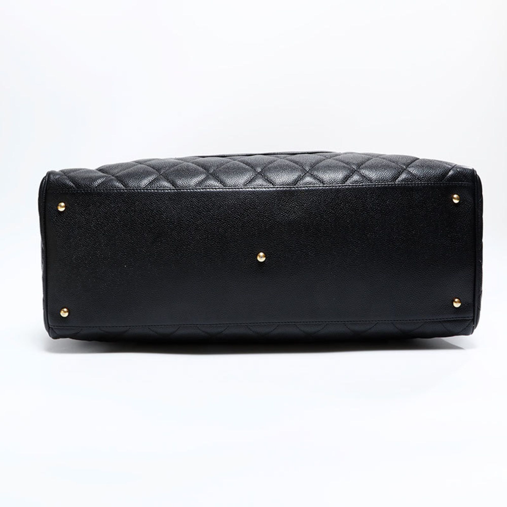 Chanel CHANEL Caviar Leather Matelasse Boston Bag, Black, WS22854 Size ONE SIZE - 7 Thumbnail