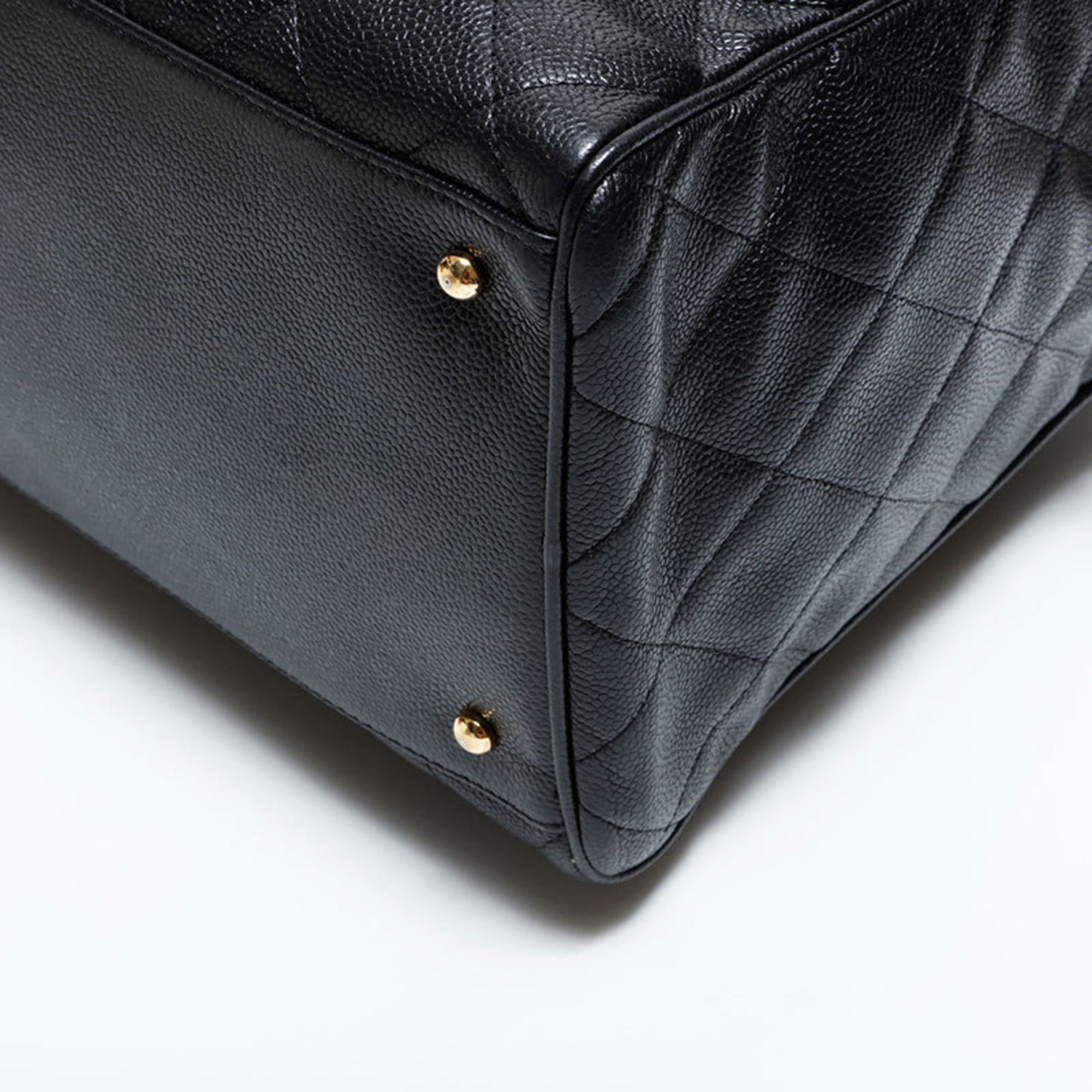 Chanel CHANEL Caviar Leather Matelasse Boston Bag, Black, WS22854 Size ONE SIZE - 6 Thumbnail