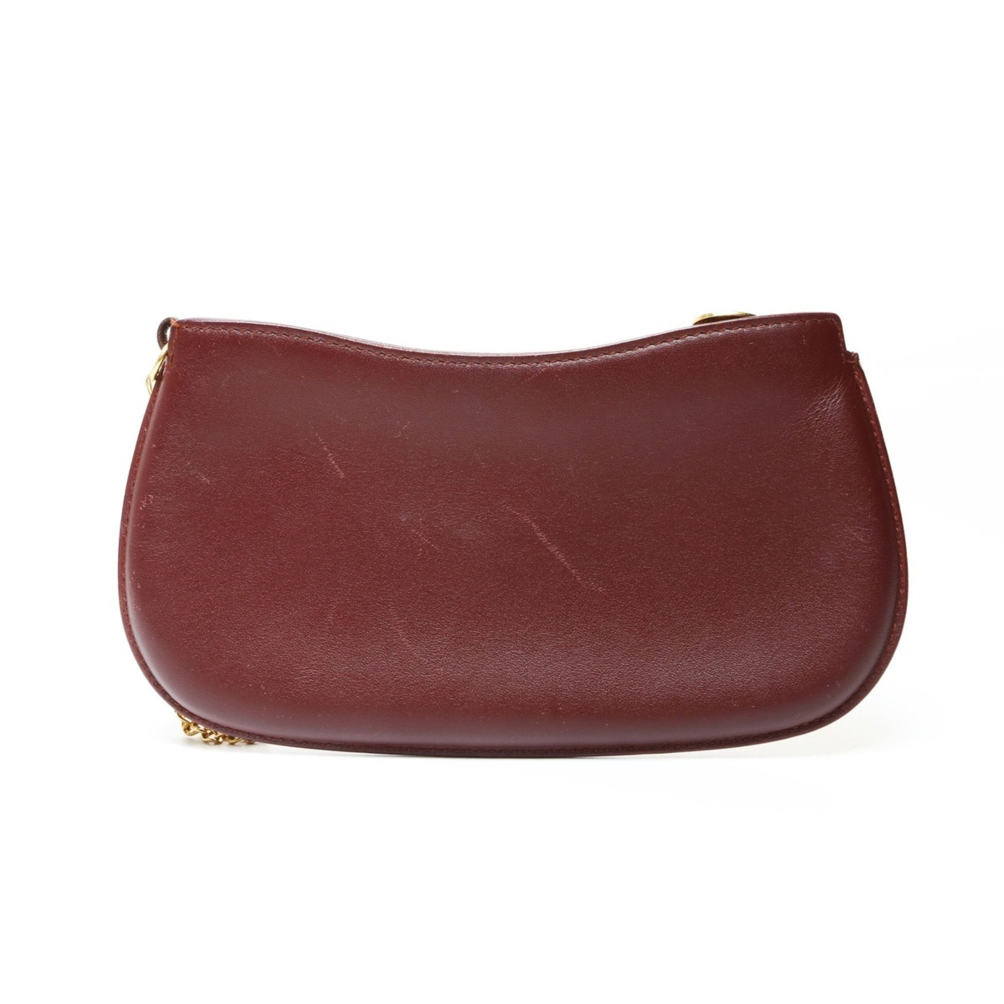 Celine Celine Must Do Leather Pouch, Red, WS25488 Size ONE SIZE - 2 Thumbnail