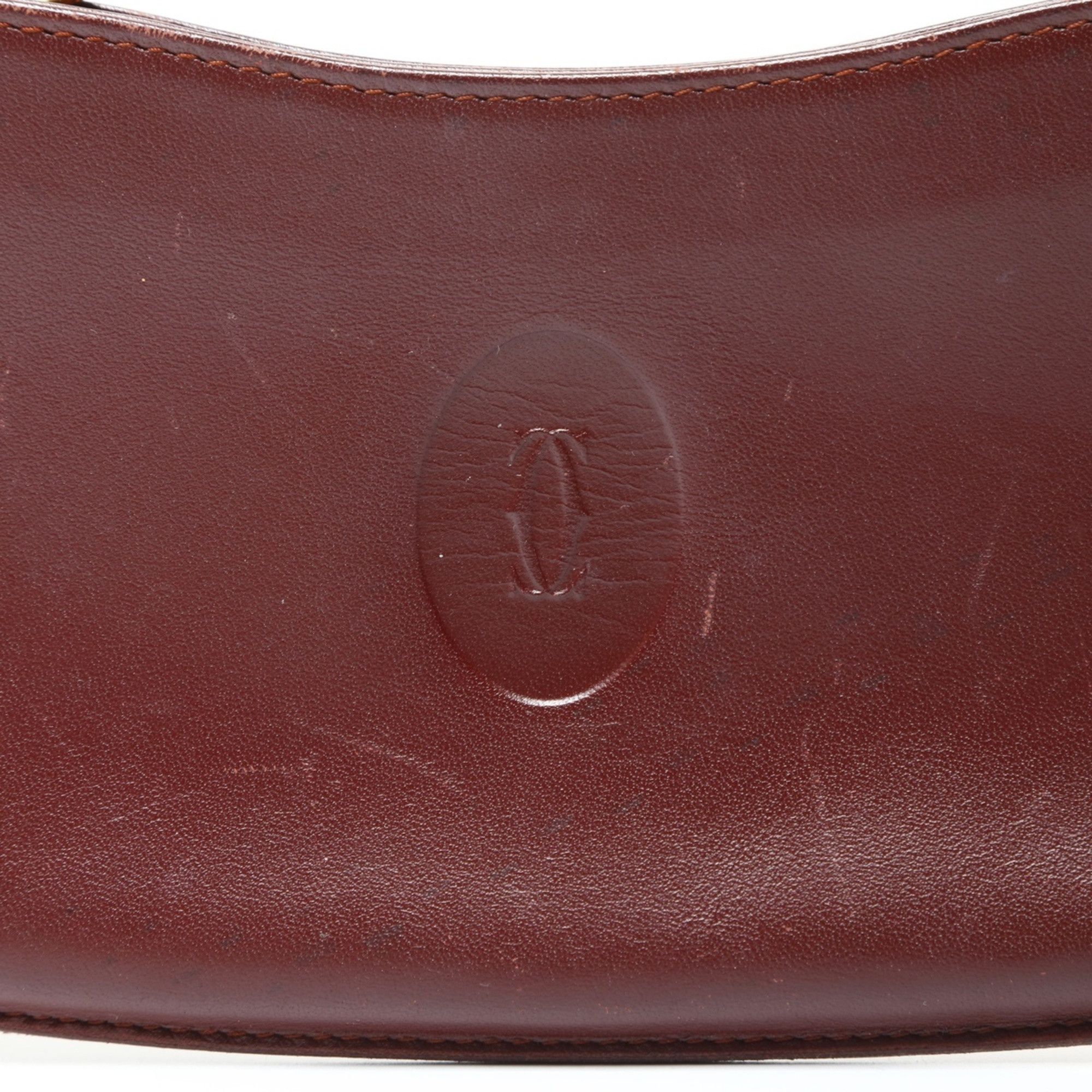 Celine Celine Must Do Leather Pouch, Red, WS25488 Size ONE SIZE - 8 Thumbnail