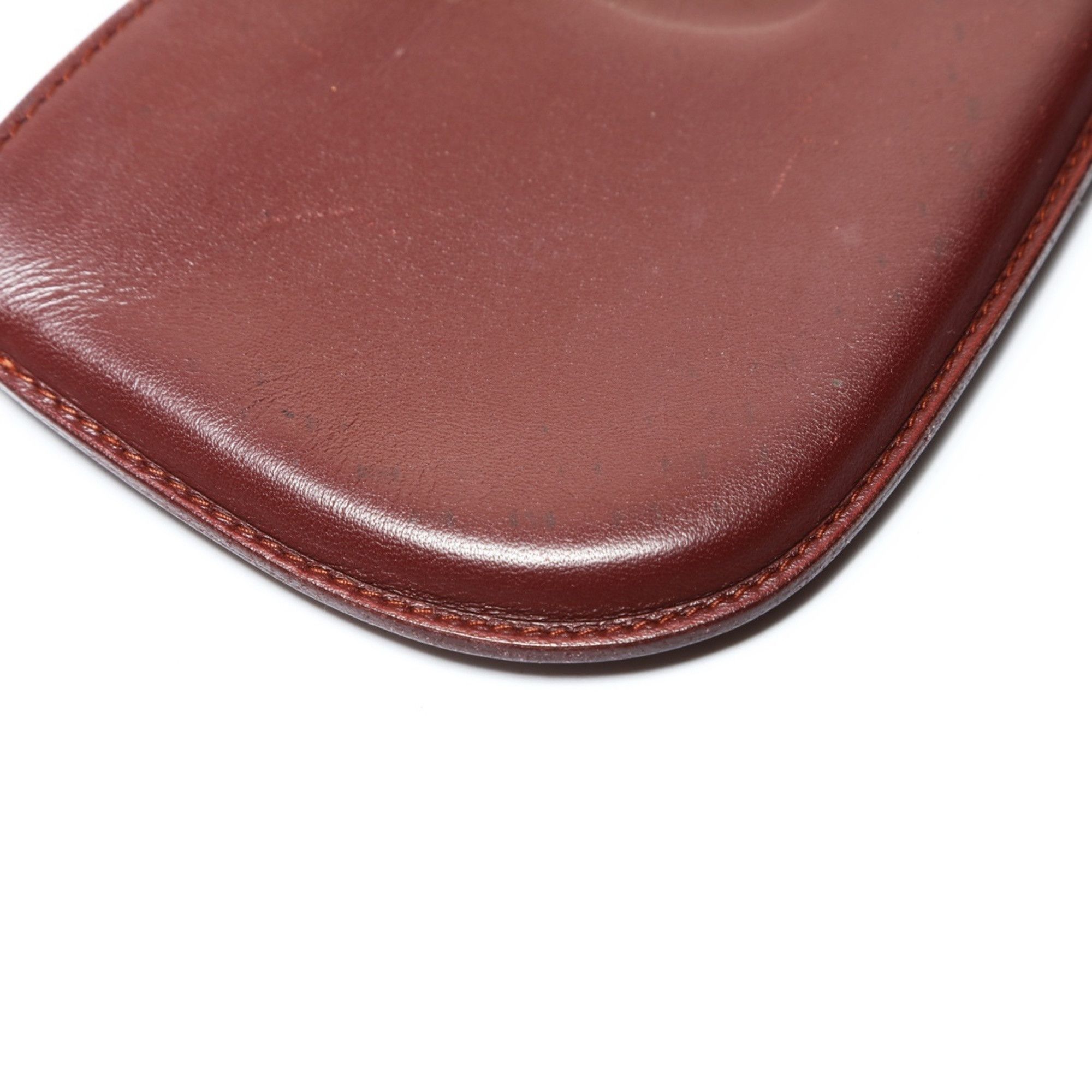 Celine Celine Must Do Leather Pouch, Red, WS25488 Size ONE SIZE - 5 Thumbnail