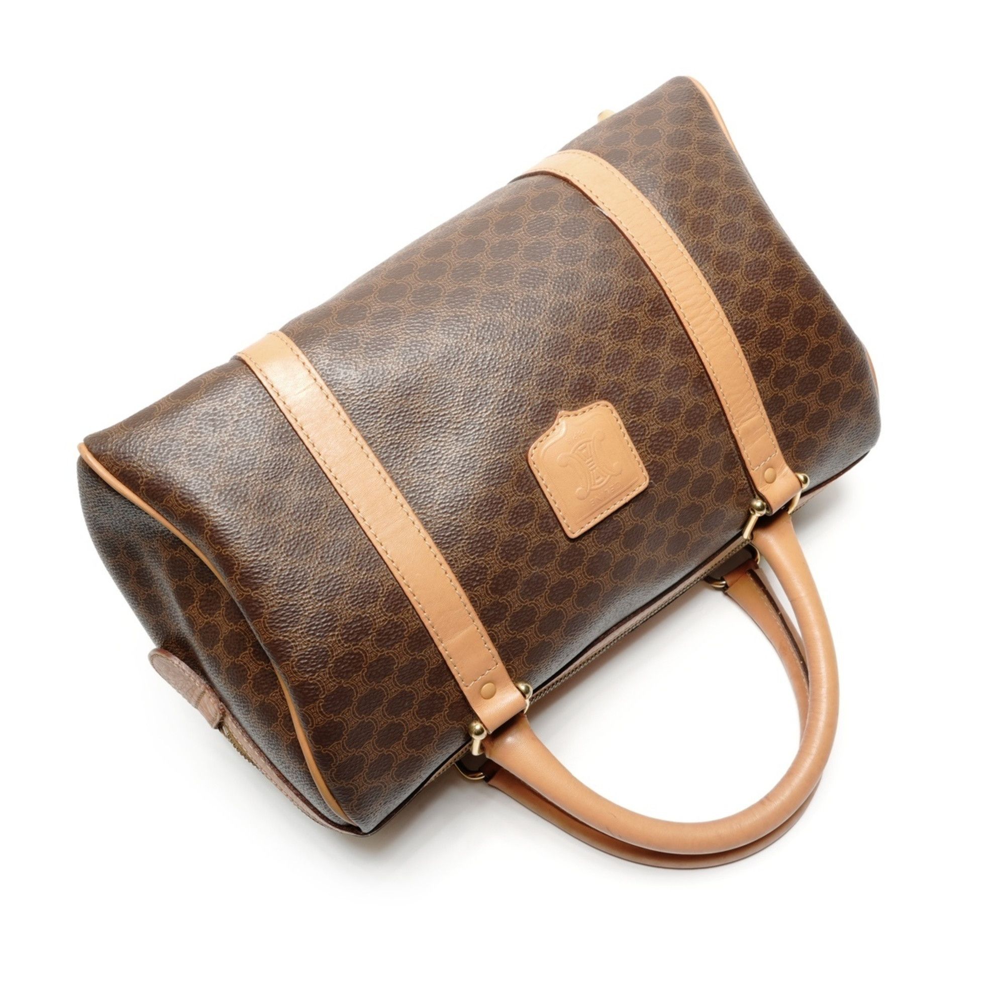 Celine Celine Macadam Boston Bag, Brown, WS26805 Size ONE SIZE - 8 Thumbnail