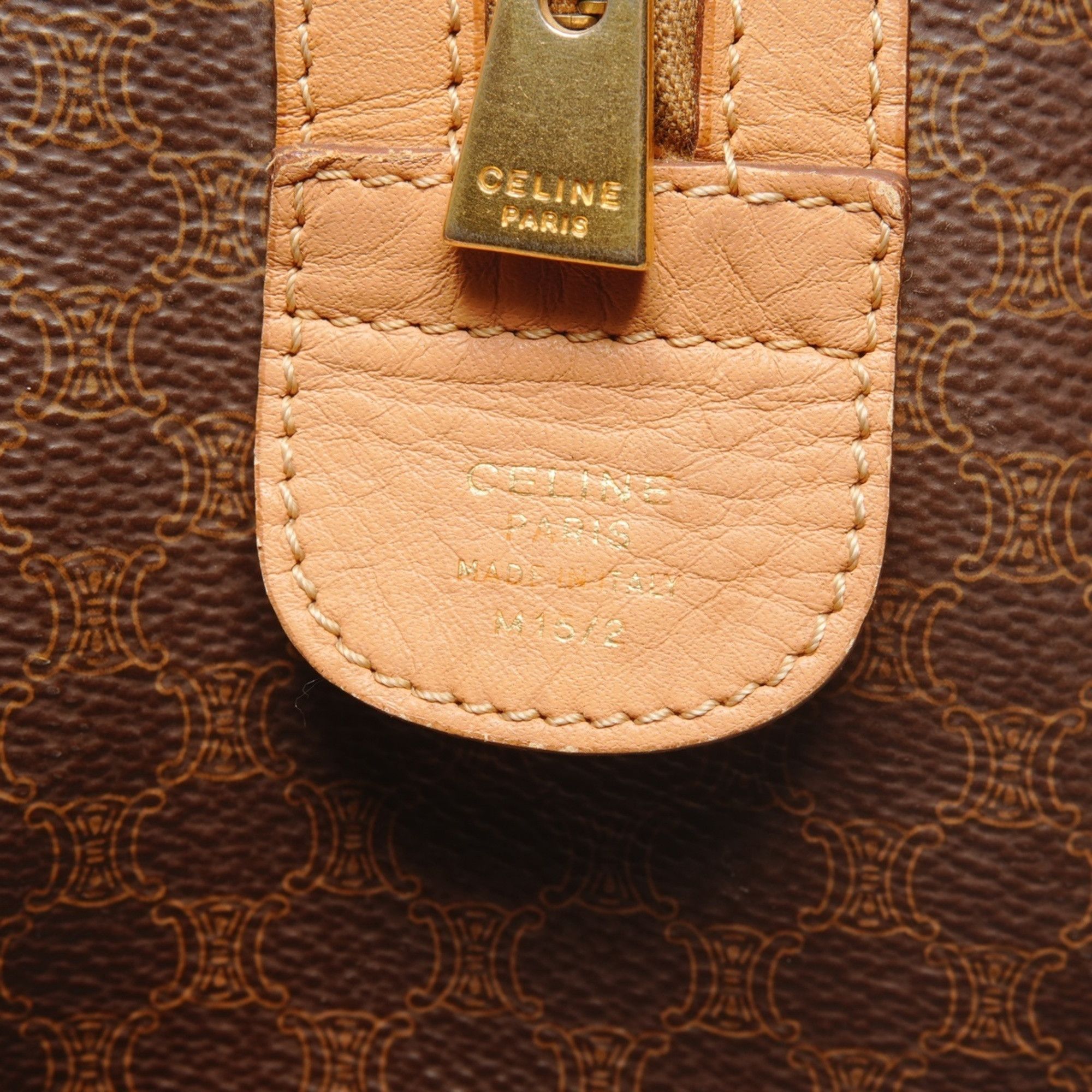 Celine Celine Macadam Boston Bag, Brown, WS26805 Size ONE SIZE - 9 Thumbnail