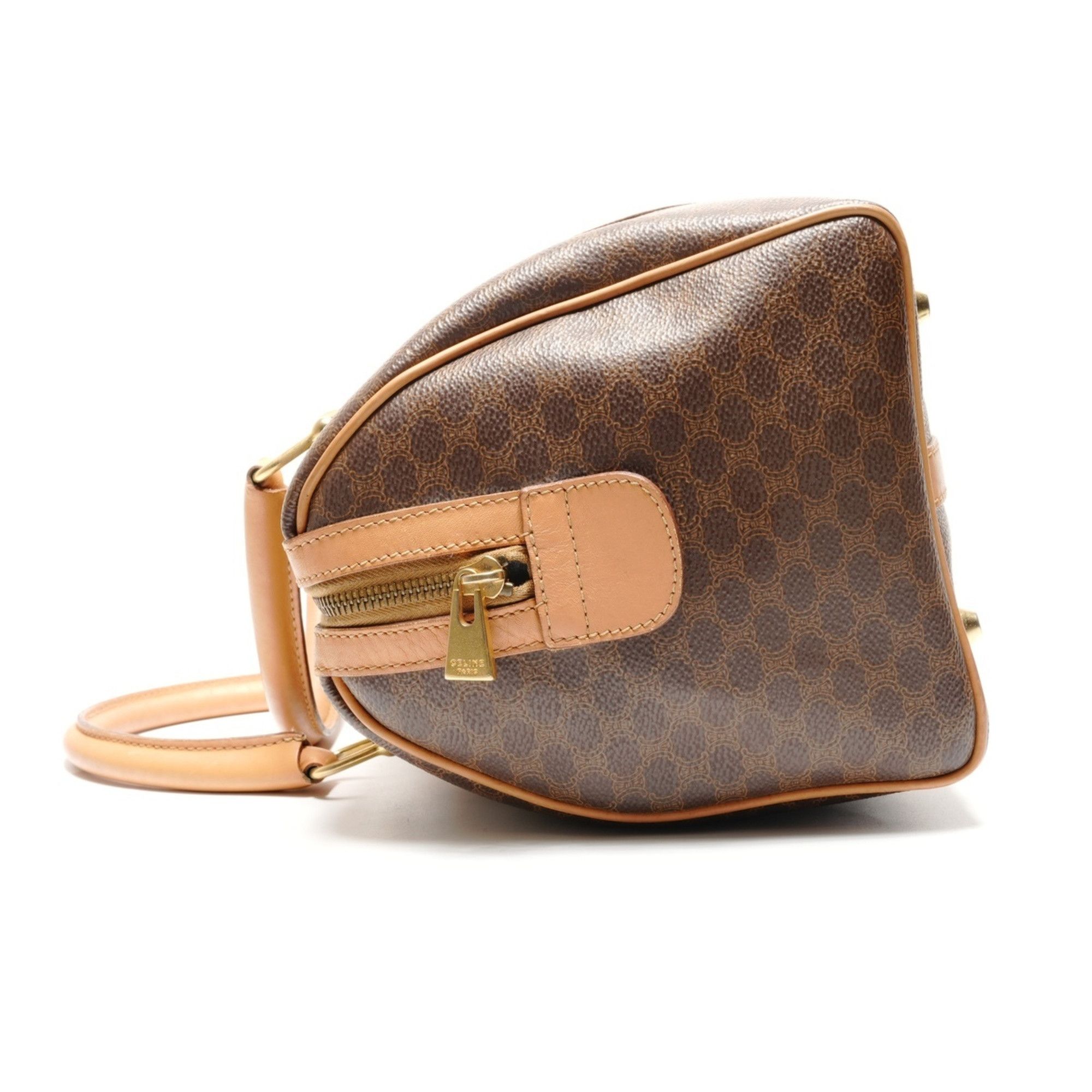 Celine Celine Macadam Boston Bag, Brown, WS26805 Size ONE SIZE - 3 Thumbnail