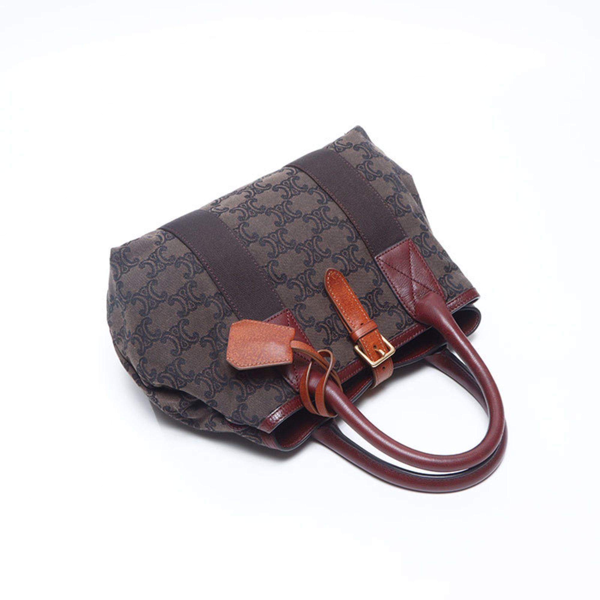 Celine Celine Macadam Handbag, Brown, WS14653 Size ONE SIZE - 8 Thumbnail