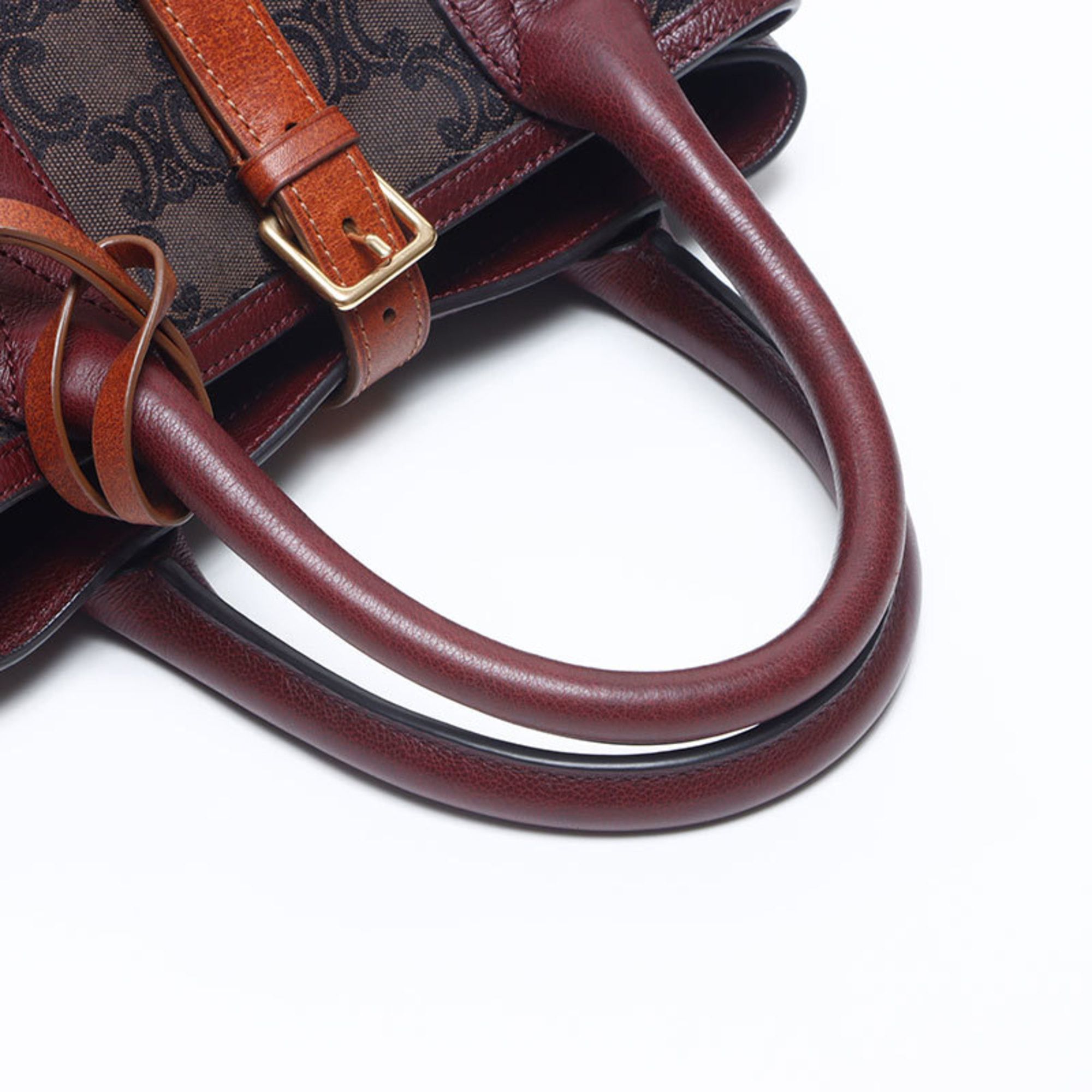 Celine Celine Macadam Handbag, Brown, WS14653 Size ONE SIZE - 12 Thumbnail