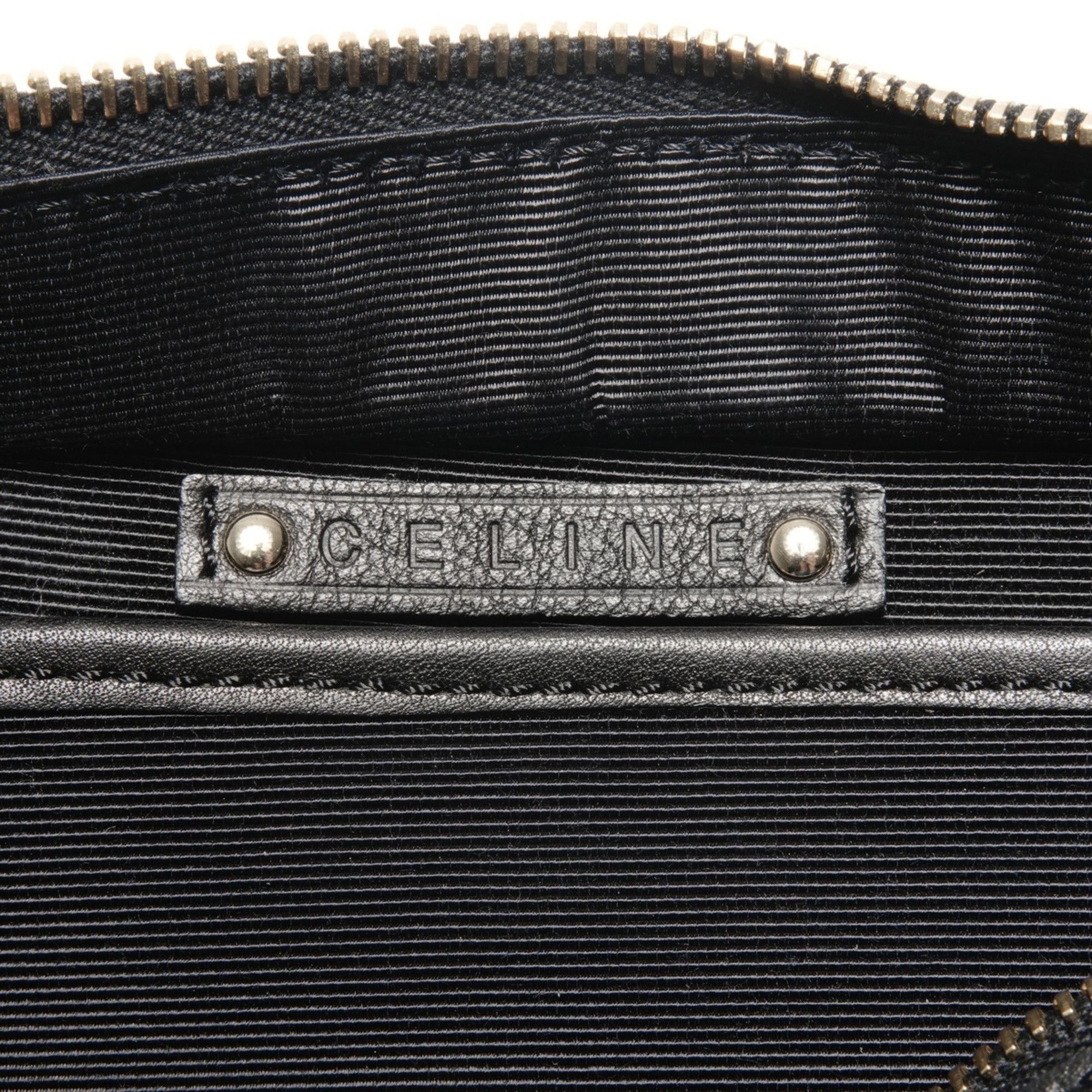Celine Celine Mini Micro Boogie Satin Handbag in Black WS24644 Size ONE SIZE - 11 Thumbnail