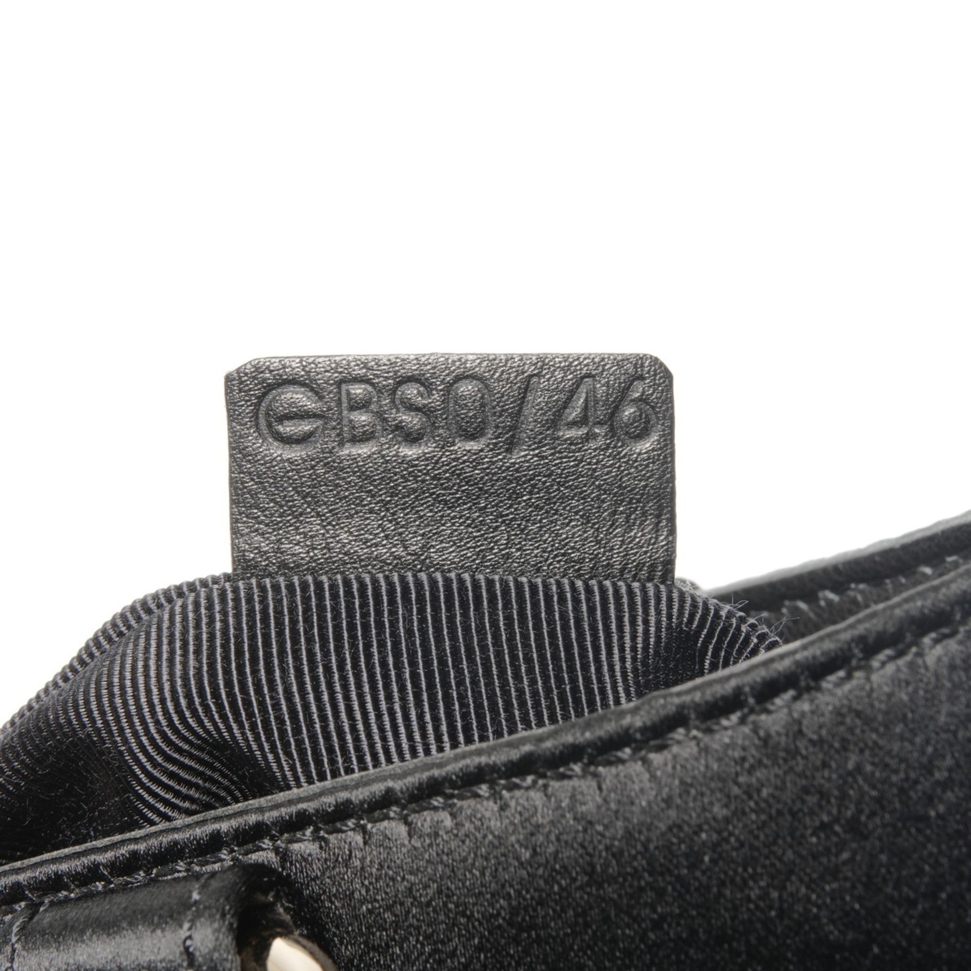 Celine Celine Mini Micro Boogie Satin Handbag in Black WS24644 Size ONE SIZE - 10 Thumbnail