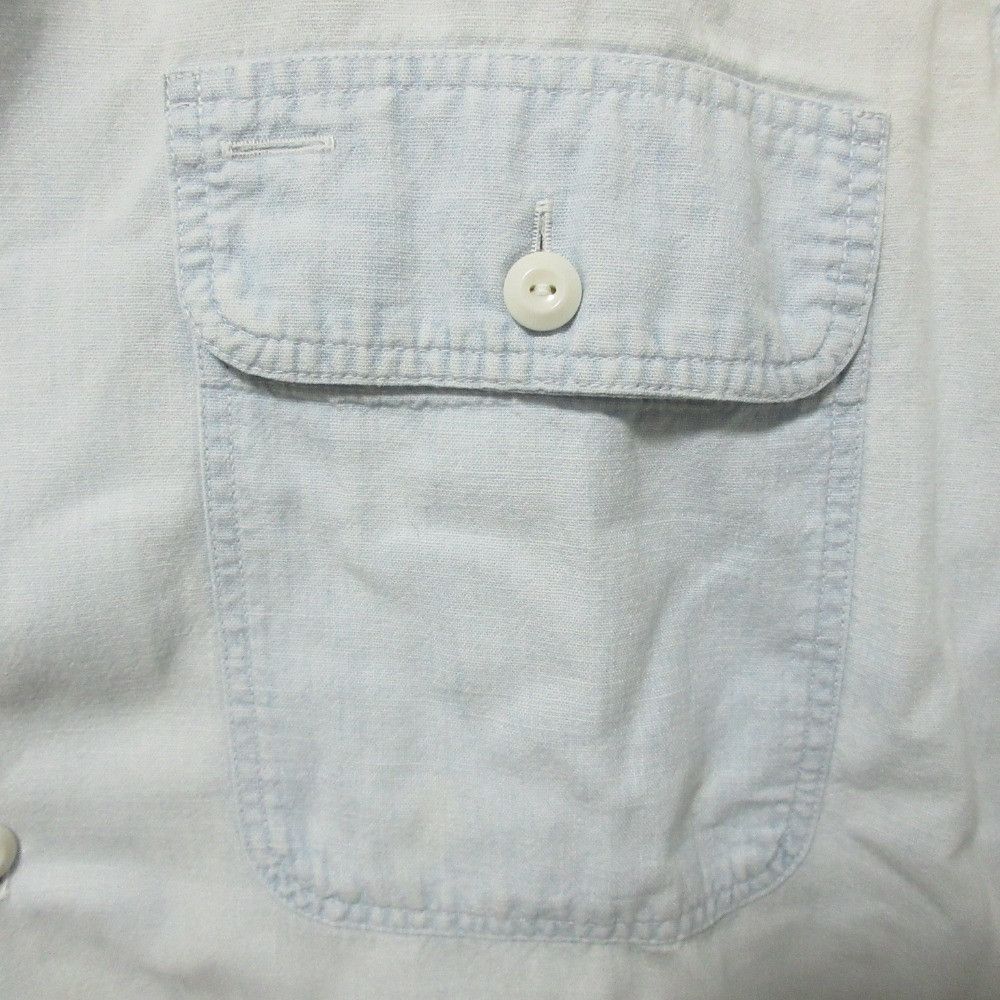 Other Other MADISONBLUE HAMPTON CHAMBRAY Cotton Shirt Textile Tops MB999-5708 DUTY FREE for USA Size ONE SIZE - 5 Thumbnail