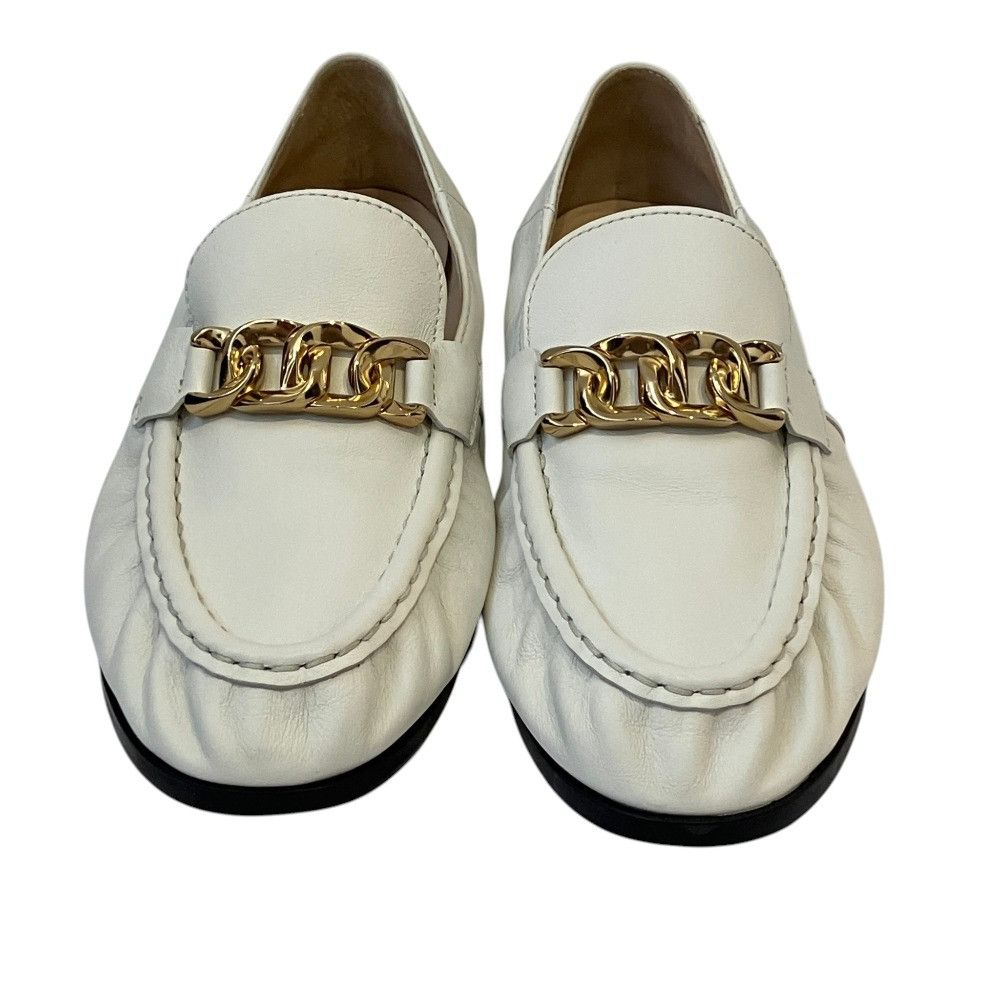 Tod's Tod's Tod’s T Logo Metal Chain Loafers Leather Shoes DUTY FREE for USA Size ONE SIZE - 2 Thumbnail