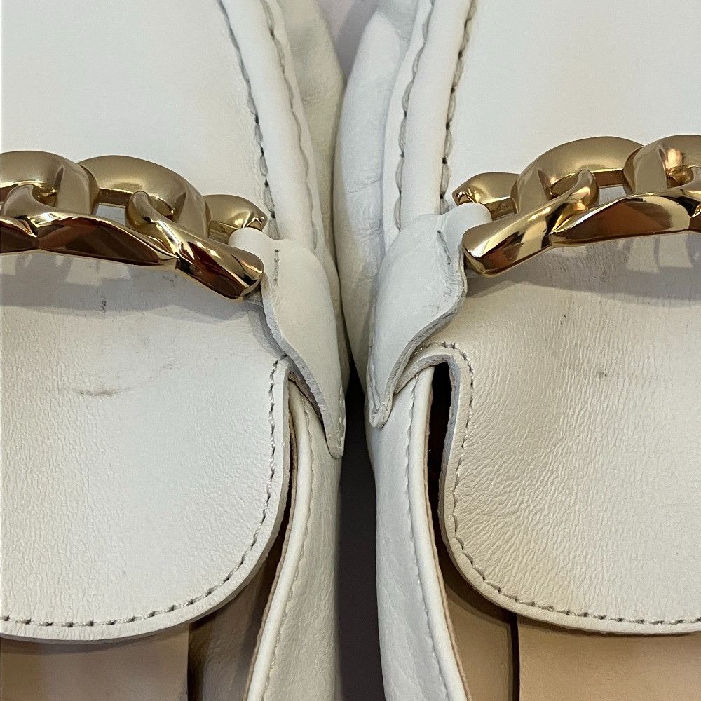 Tod's Tod's Tod’s T Logo Metal Chain Loafers Leather Shoes DUTY FREE for USA Size ONE SIZE - 10 Thumbnail