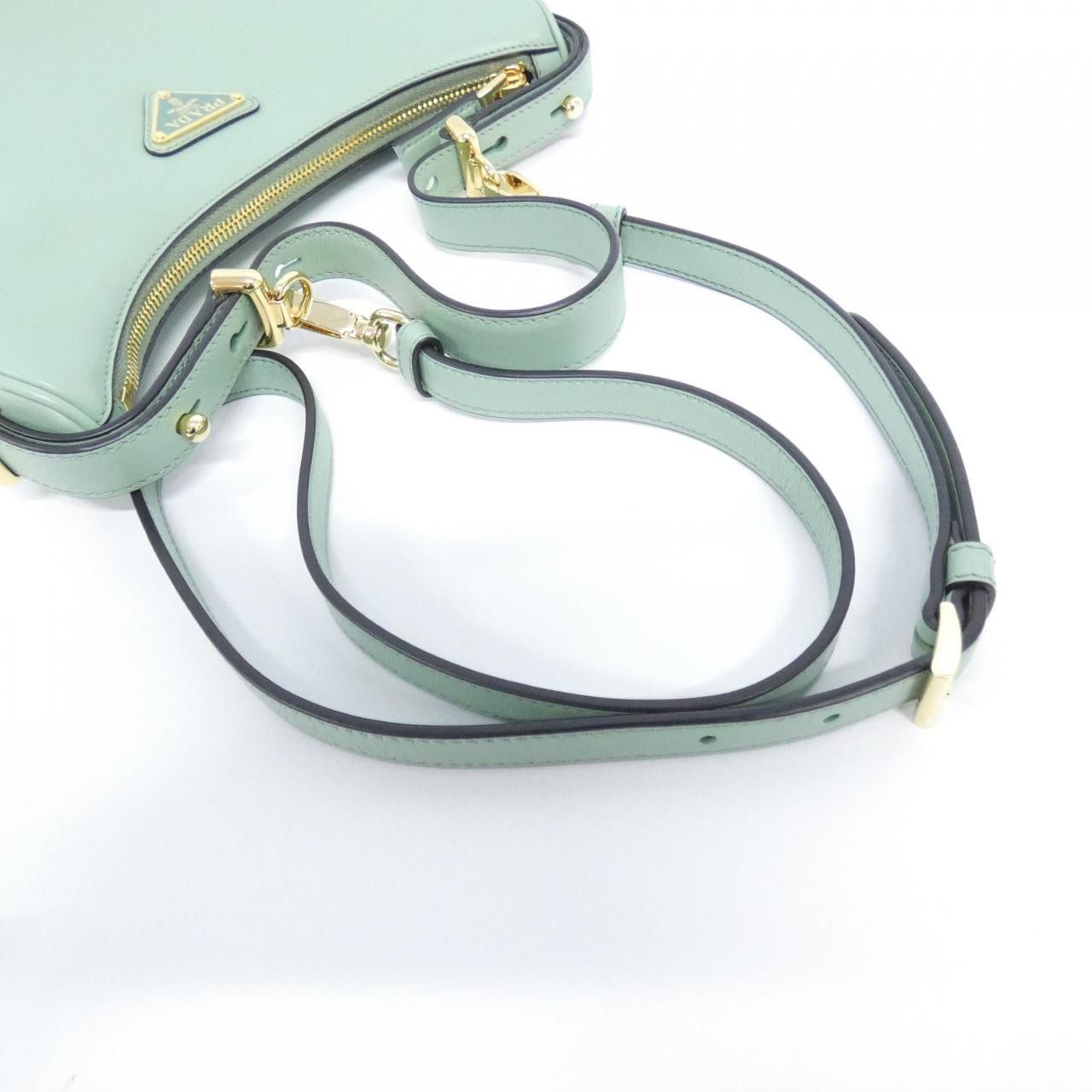 Prada Prada Prada Soft Calf Shoulder Bag Leather Shoulder Bag 1BC194 DUTY FREE for USA Size ONE SIZE - 7 Thumbnail