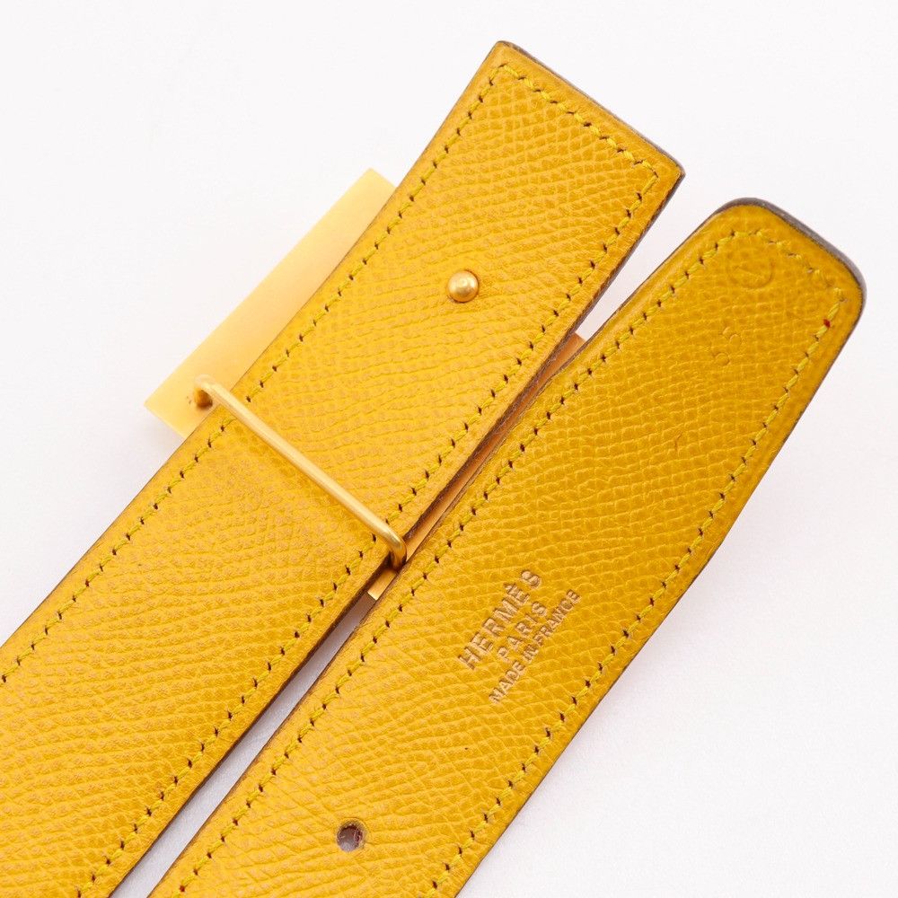 Hermes Hermes Hermes Medor Leather Belt Leather Belt Stamp V (1992) DUTY FREE for USA Size ONE SIZE - 5 Thumbnail