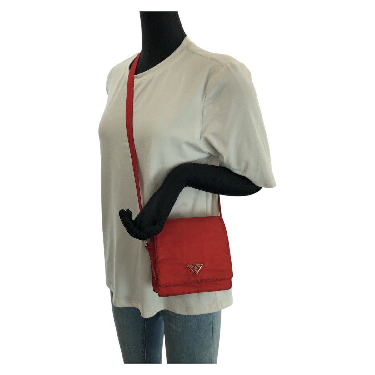 Prada Prada PRADA Tessuto Nylon Shoulder Bag Textile Shoulder Bag DUTY FREE for USA Size ONE SIZE - 7 Thumbnail