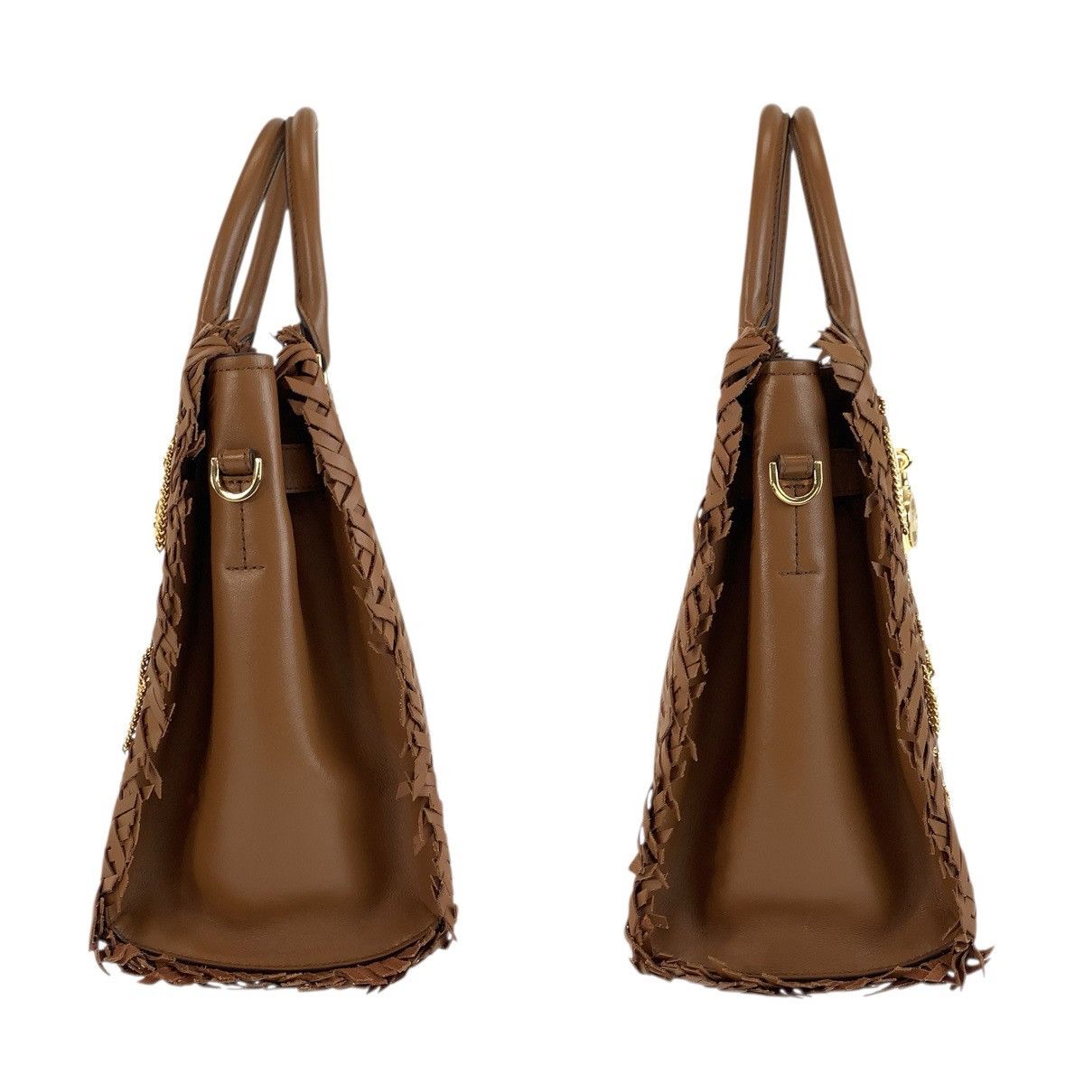 Michael Kors Michael Kors Michael Kors Hamilton Satchel Leather 2way bag Leather Handbag DUTY FREE for USA Size ONE SIZE - 7 Thumbnail