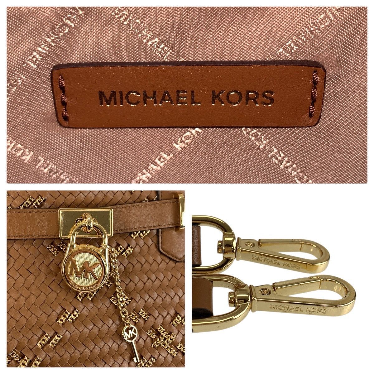 Michael Kors Michael Kors Michael Kors Hamilton Satchel Leather 2way bag Leather Handbag DUTY FREE for USA Size ONE SIZE - 3 Thumbnail