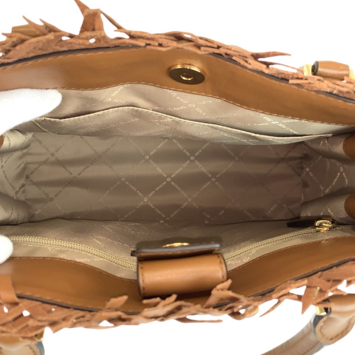 Michael Kors Michael Kors Michael Kors Hamilton Satchel Leather 2way bag Leather Handbag DUTY FREE for USA Size ONE SIZE - 9 Thumbnail